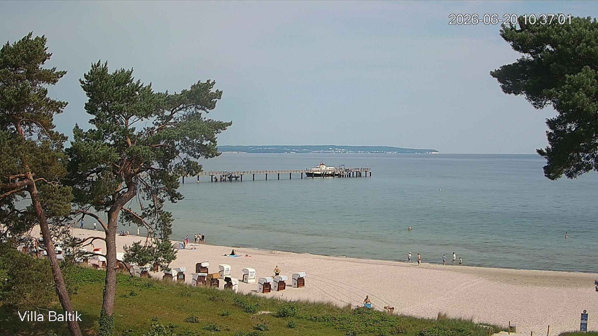 Archiv Foto Webcam Ostseebad Binz - Strandpromenade