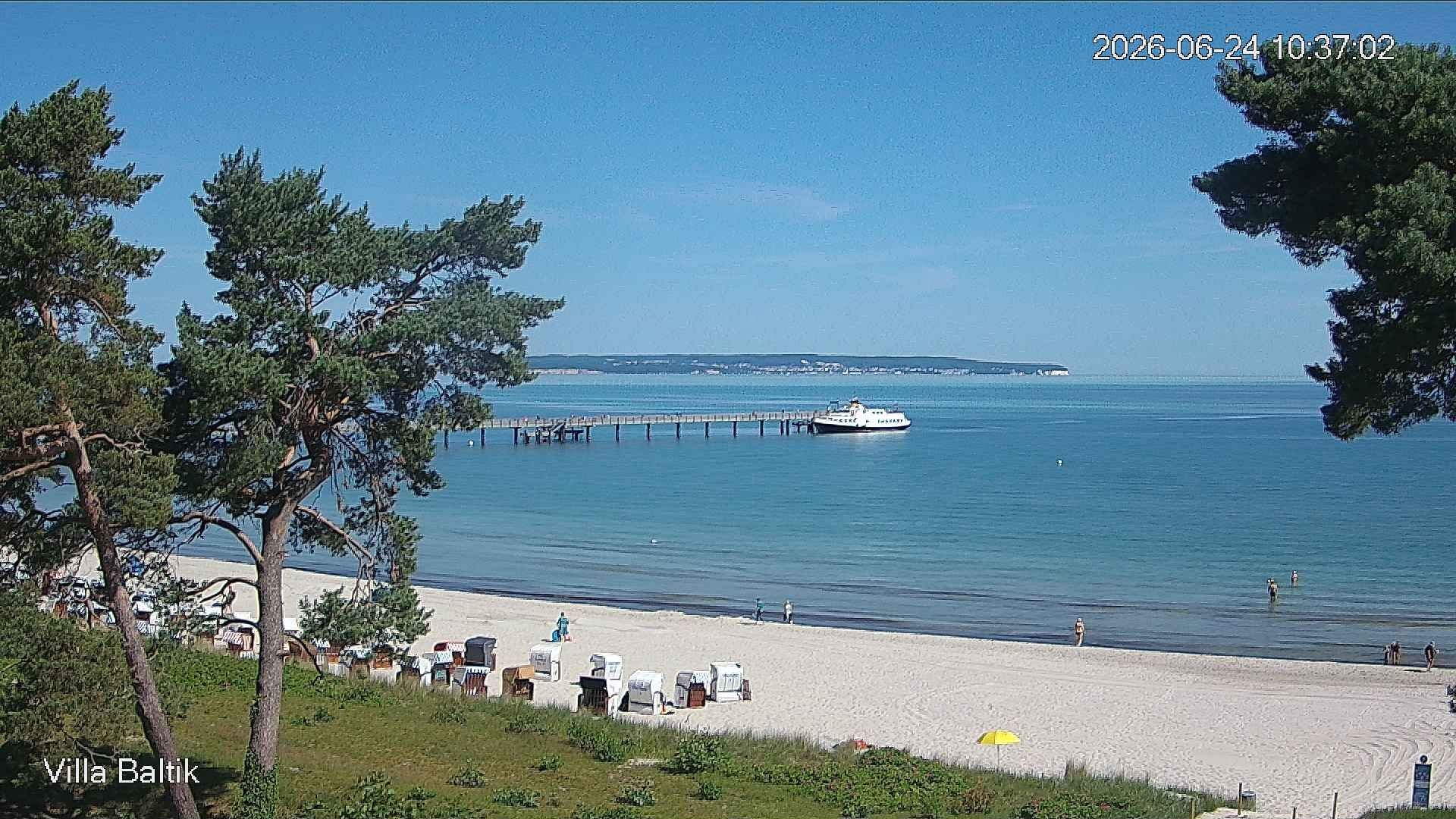 Archiv Foto Webcam Ostseebad Binz - Strandpromenade
