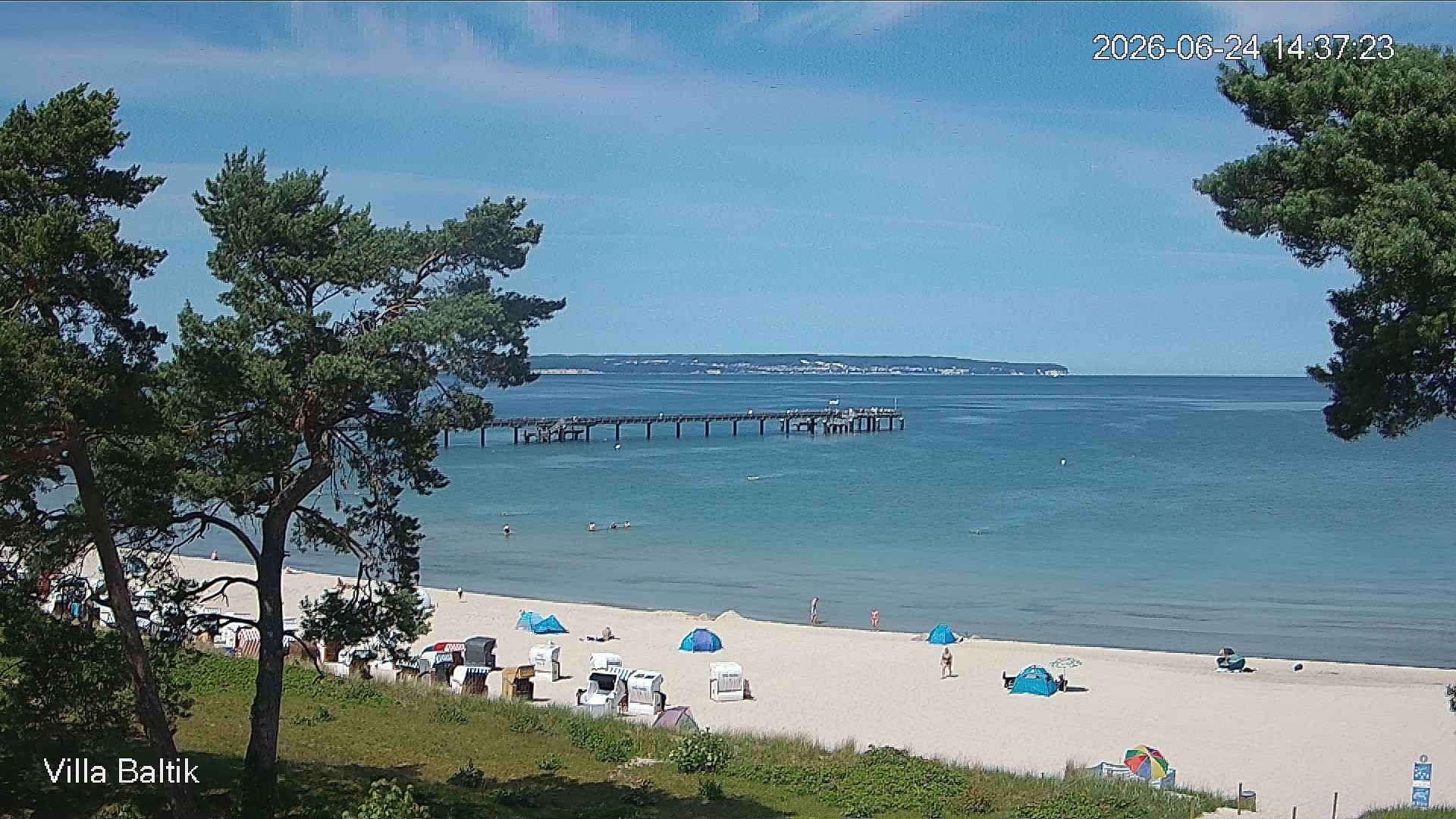 Archiv Foto Webcam Ostseebad Binz - Strandpromenade