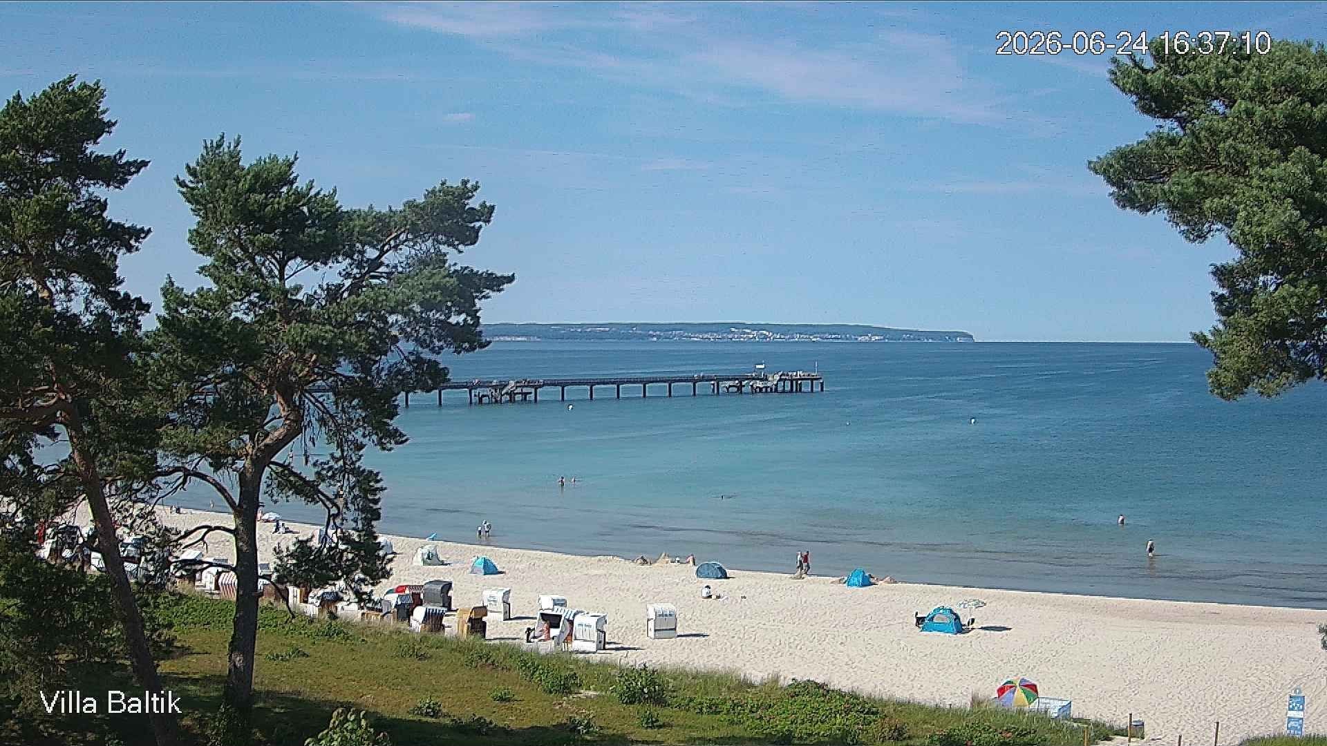 Archiv Foto Webcam Ostseebad Binz - Strandpromenade