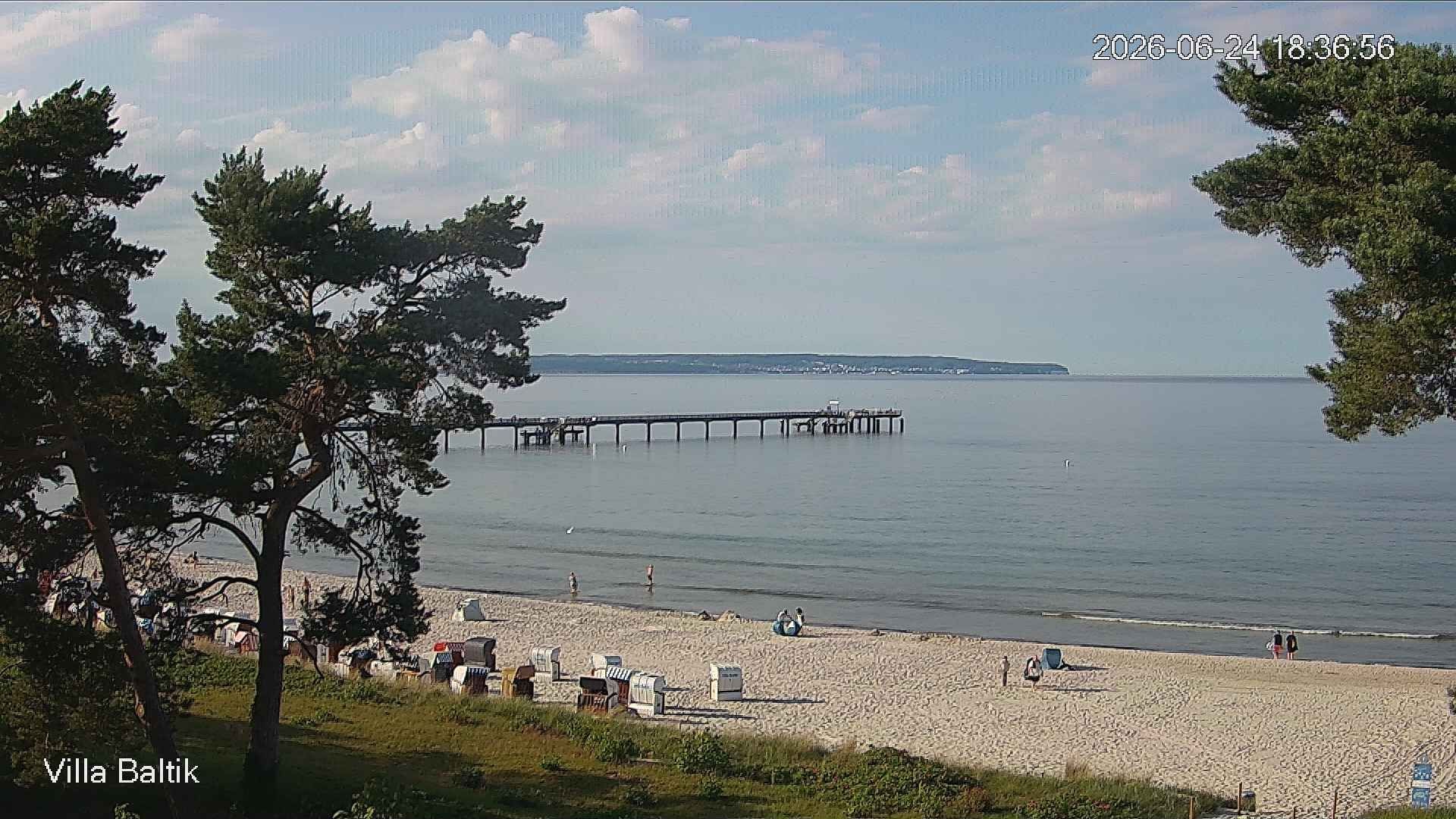 Archiv Foto Webcam Ostseebad Binz - Strandpromenade