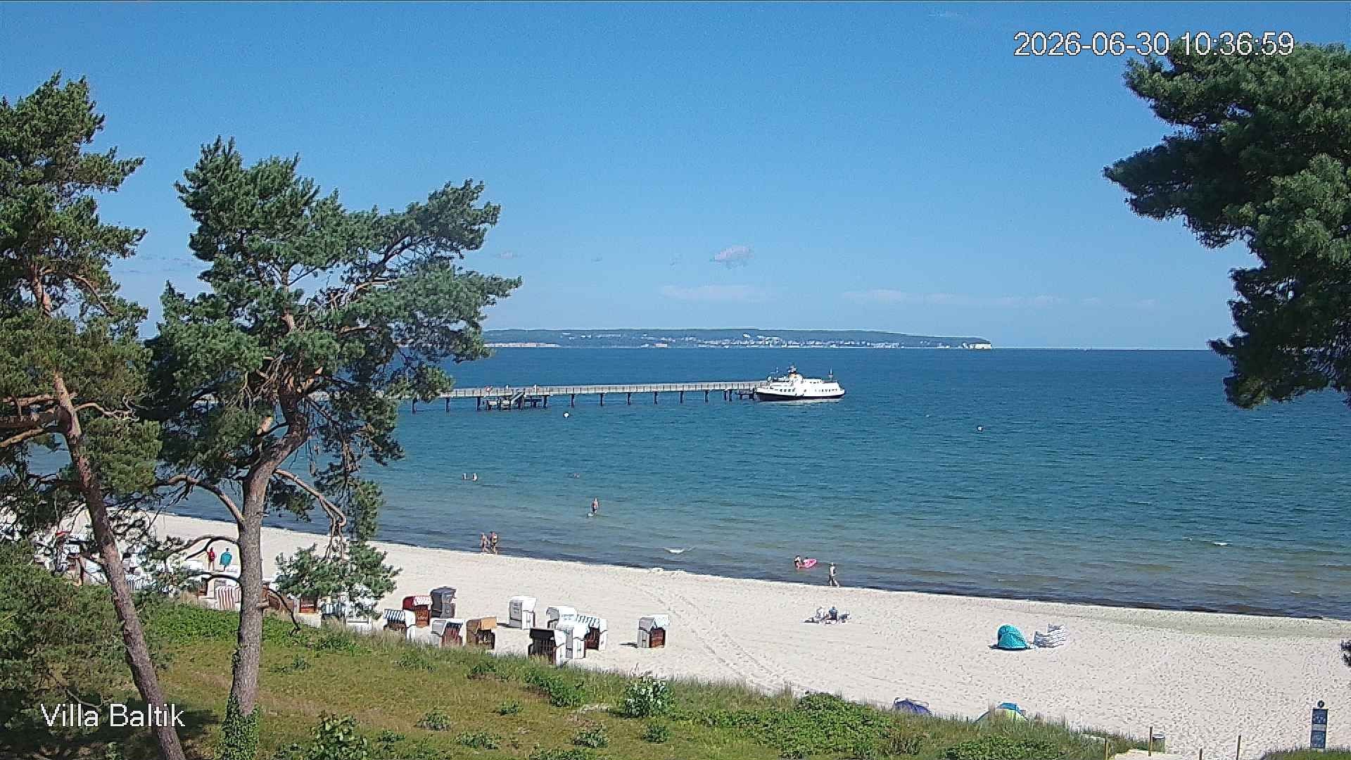Archiv Foto Webcam Ostseebad Binz - Strandpromenade