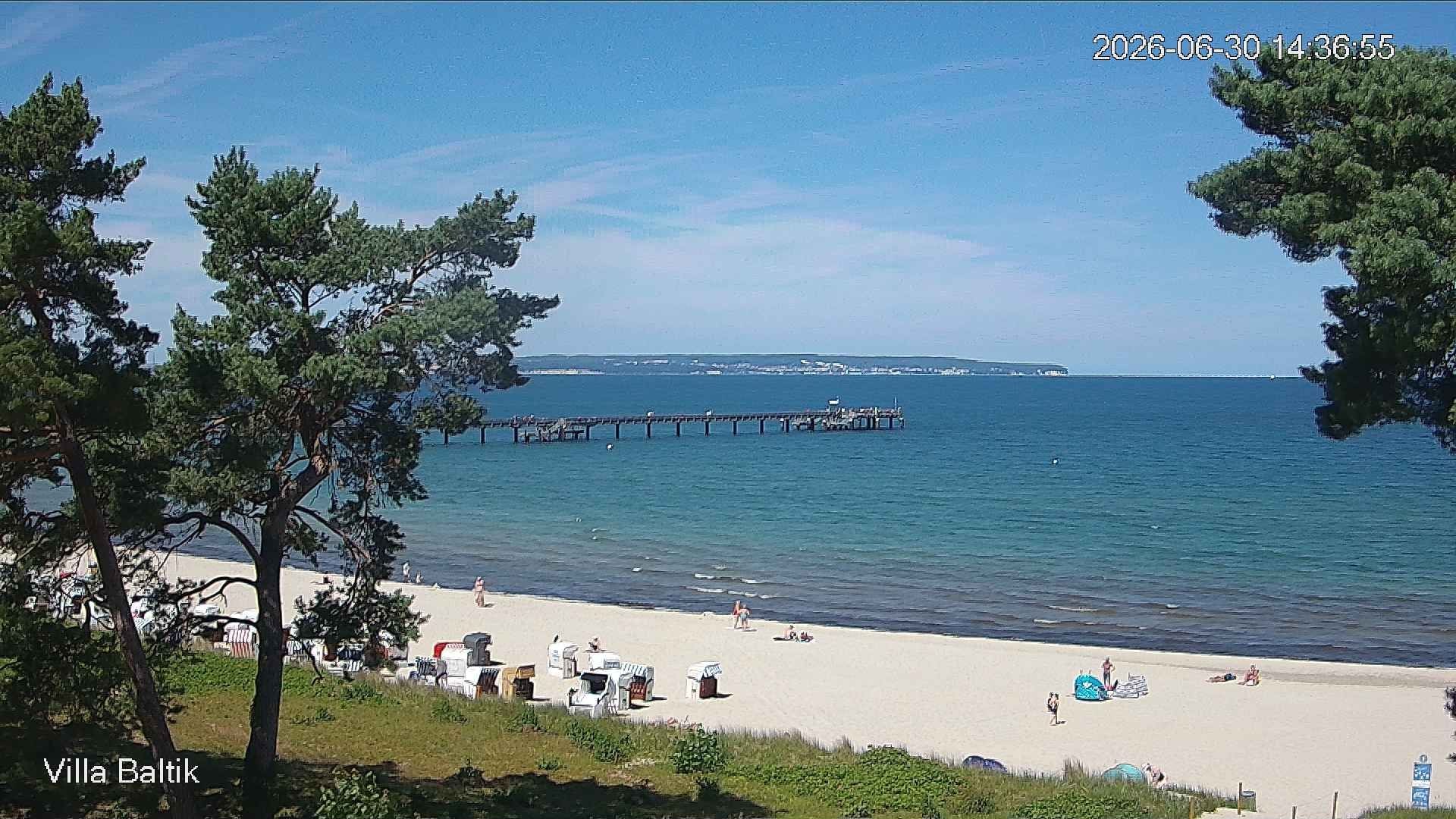 Archiv Foto Webcam Ostseebad Binz - Strandpromenade