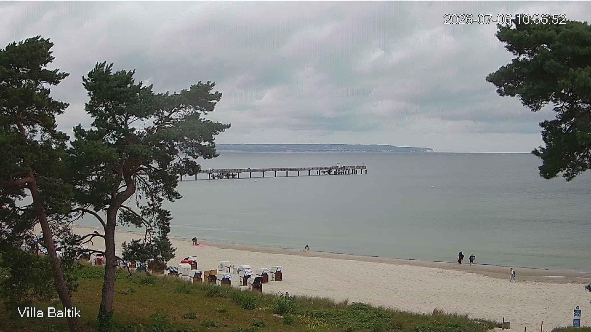 Archiv Foto Webcam Ostseebad Binz - Strandpromenade