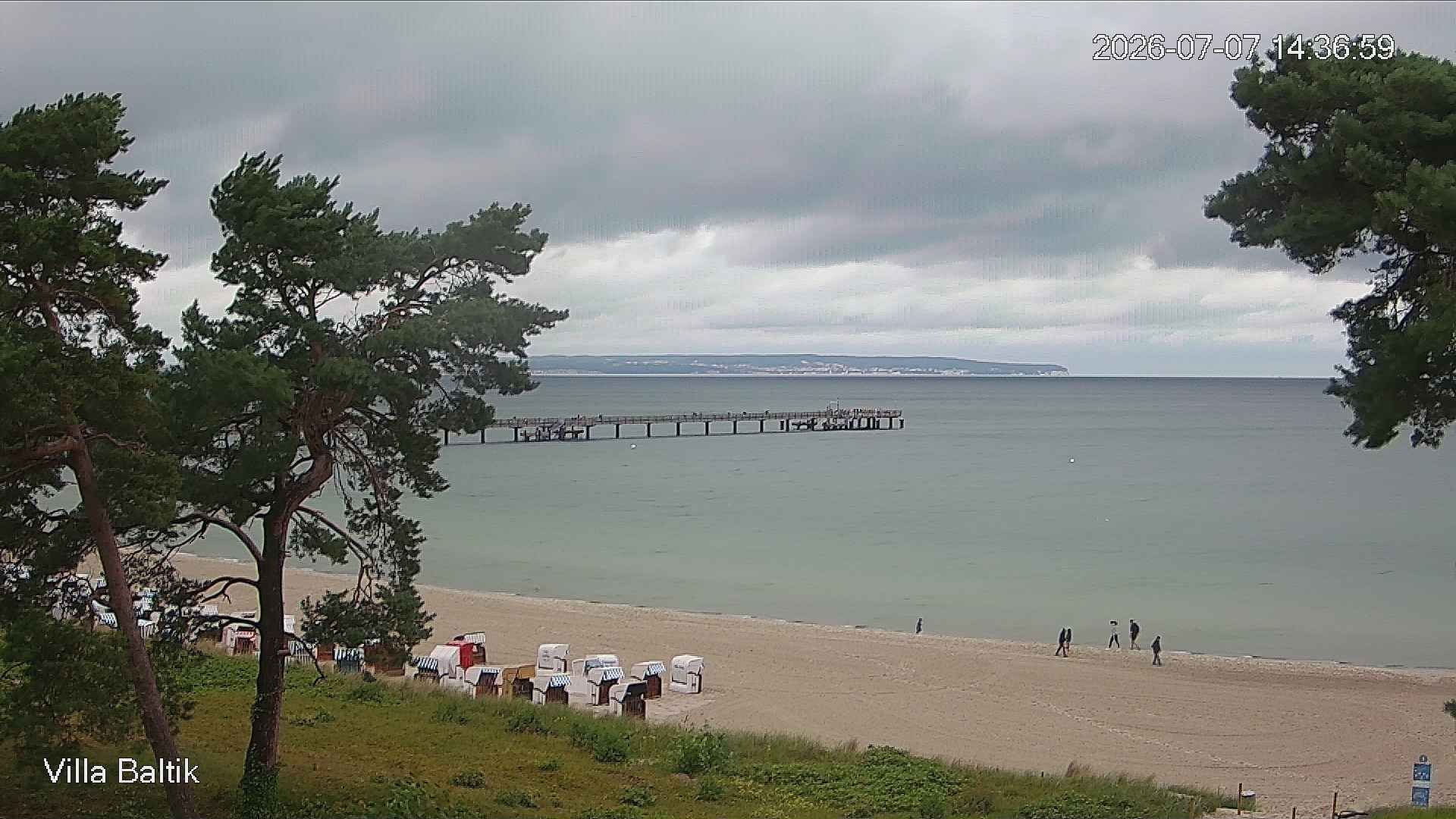 Archiv Foto Webcam Ostseebad Binz - Strandpromenade