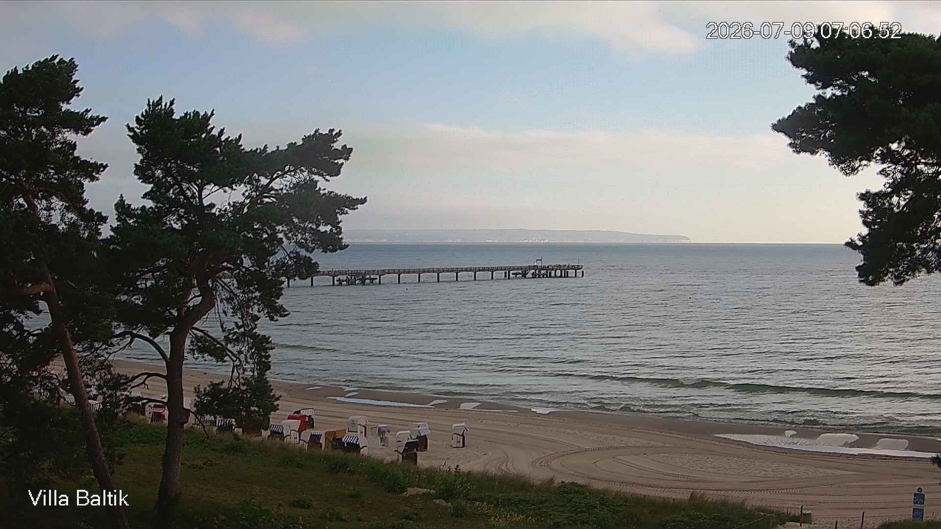 Archived image Webcam Binz Promenade