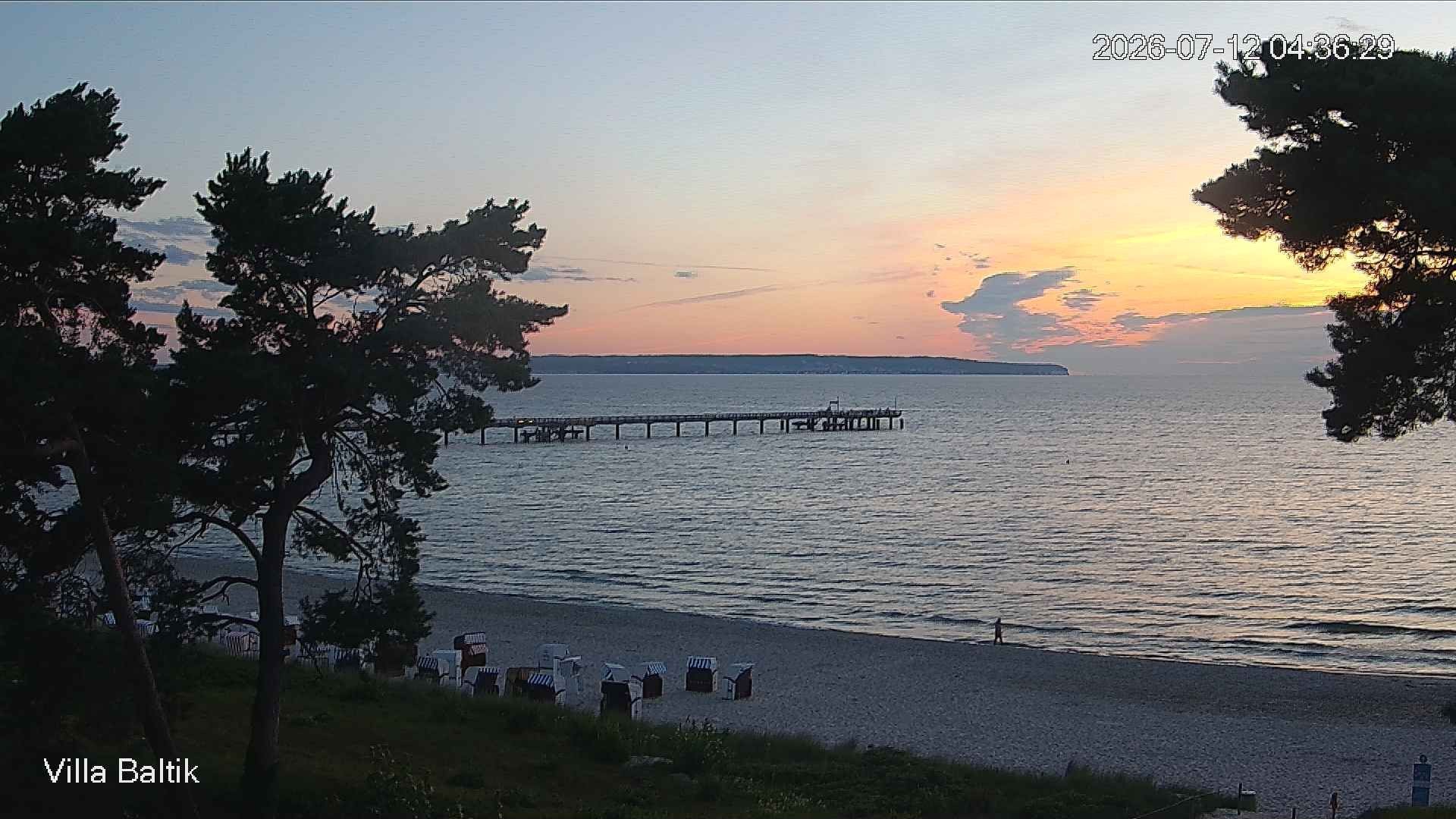 Archived image Webcam Binz Promenade