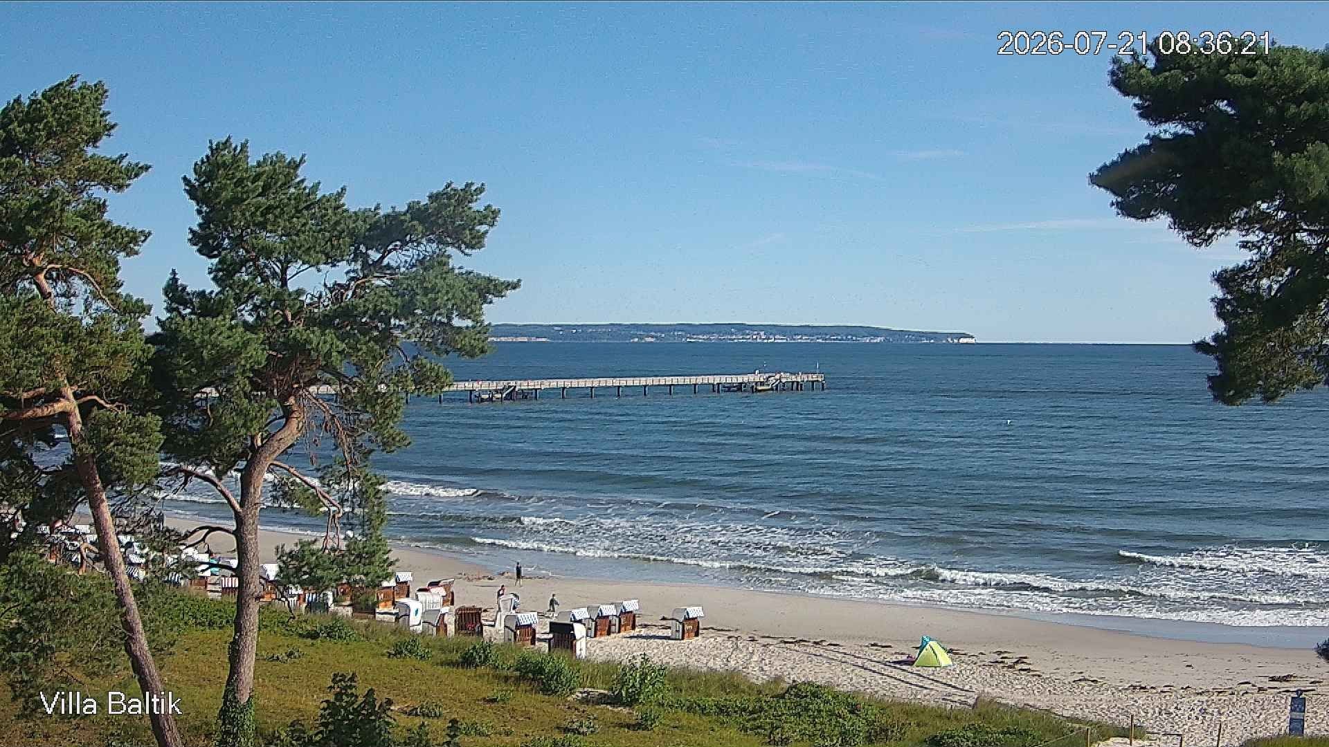 Archiv Foto Webcam Ostseebad Binz - Strandpromenade