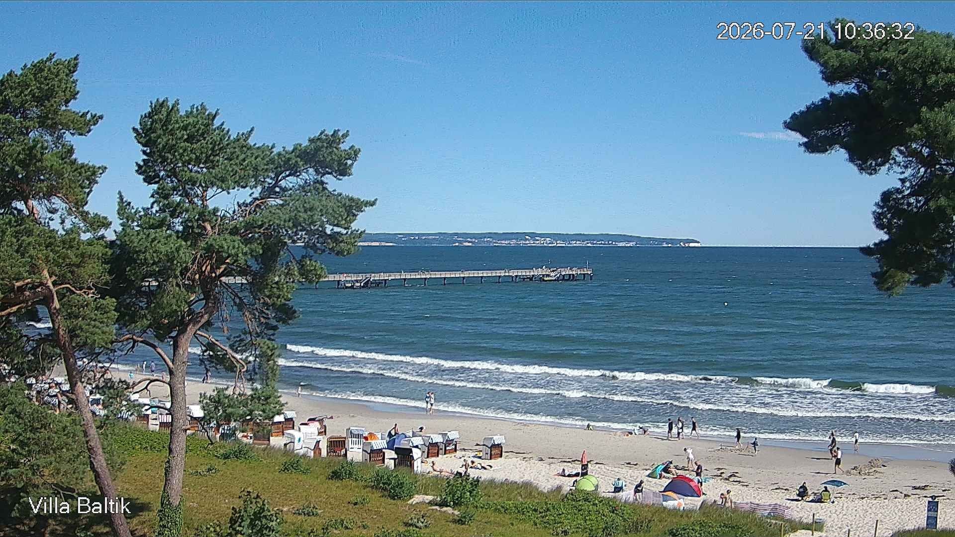 Archiv Foto Webcam Ostseebad Binz - Strandpromenade