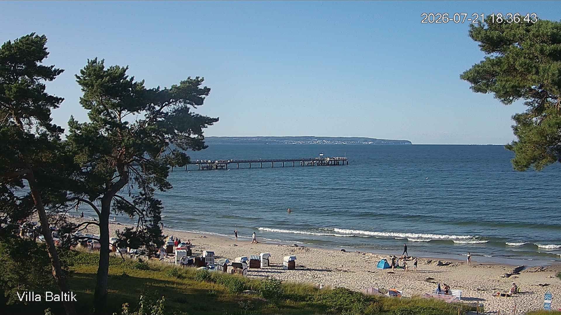 Archiv Foto Webcam Ostseebad Binz - Strandpromenade