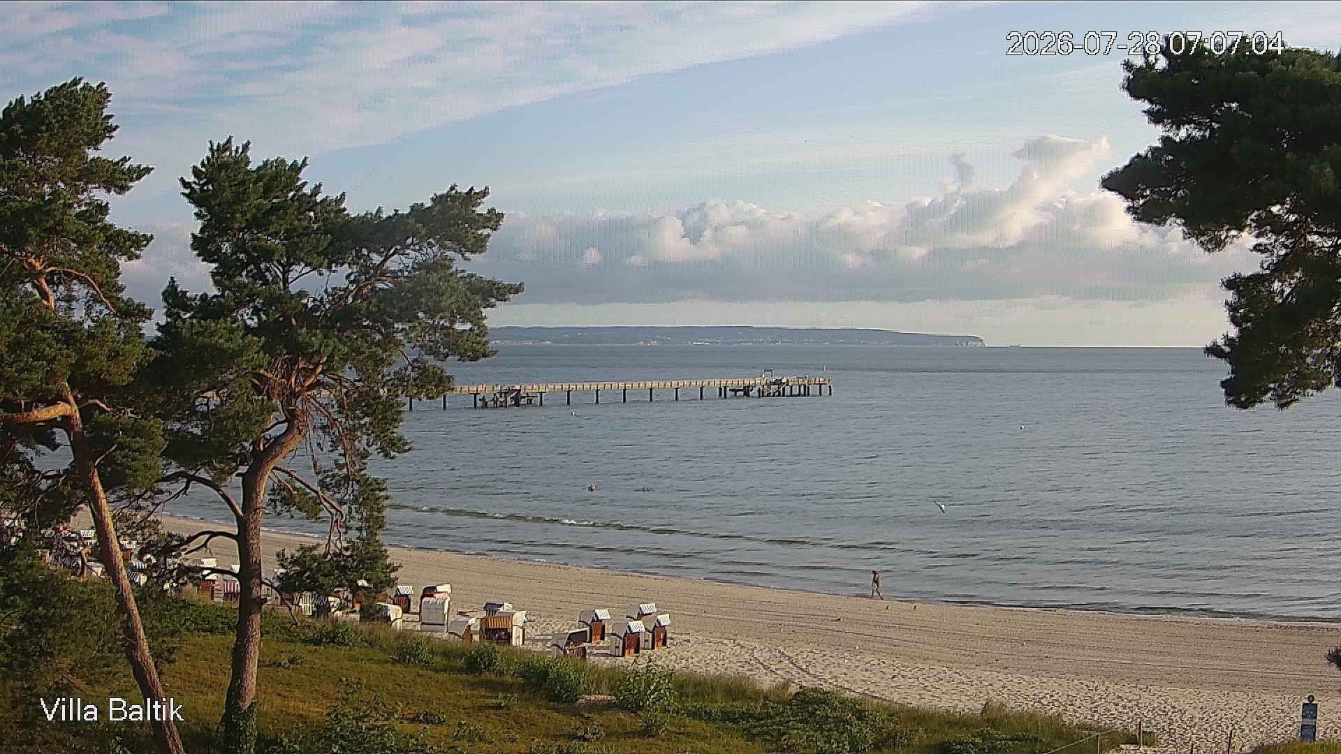 Archiv Foto Webcam Ostseebad Binz - Strandpromenade