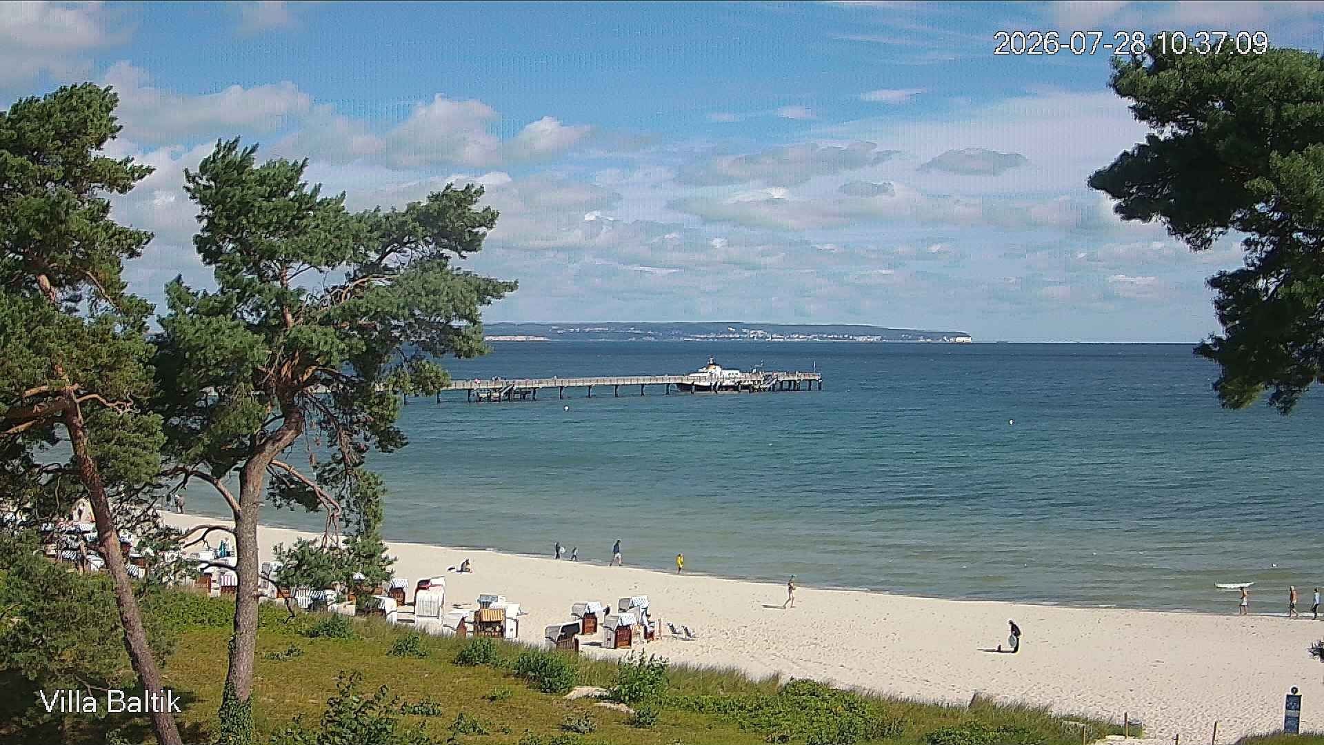 Archiv Foto Webcam Ostseebad Binz - Strandpromenade