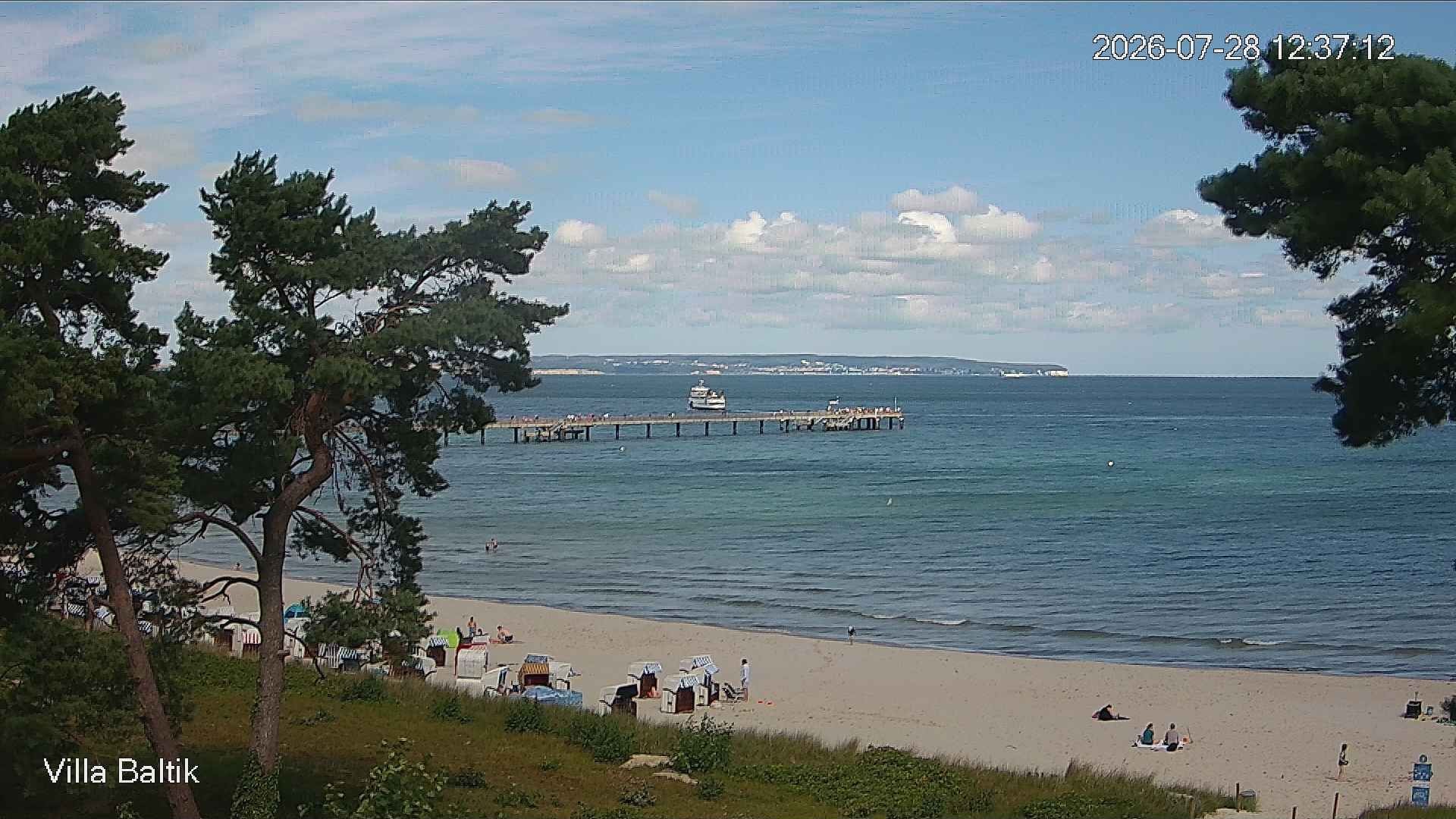 Archiv Foto Webcam Ostseebad Binz - Strandpromenade