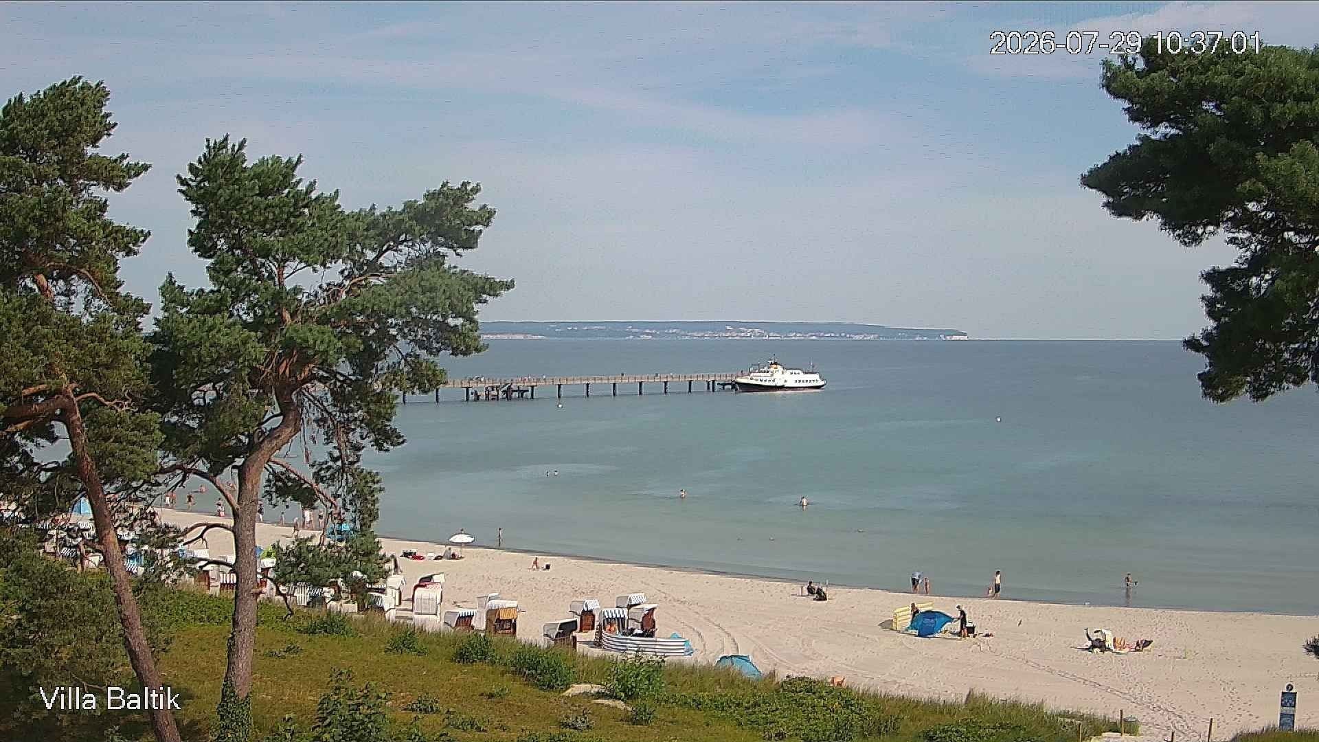 Archiv Foto Webcam Ostseebad Binz - Strandpromenade