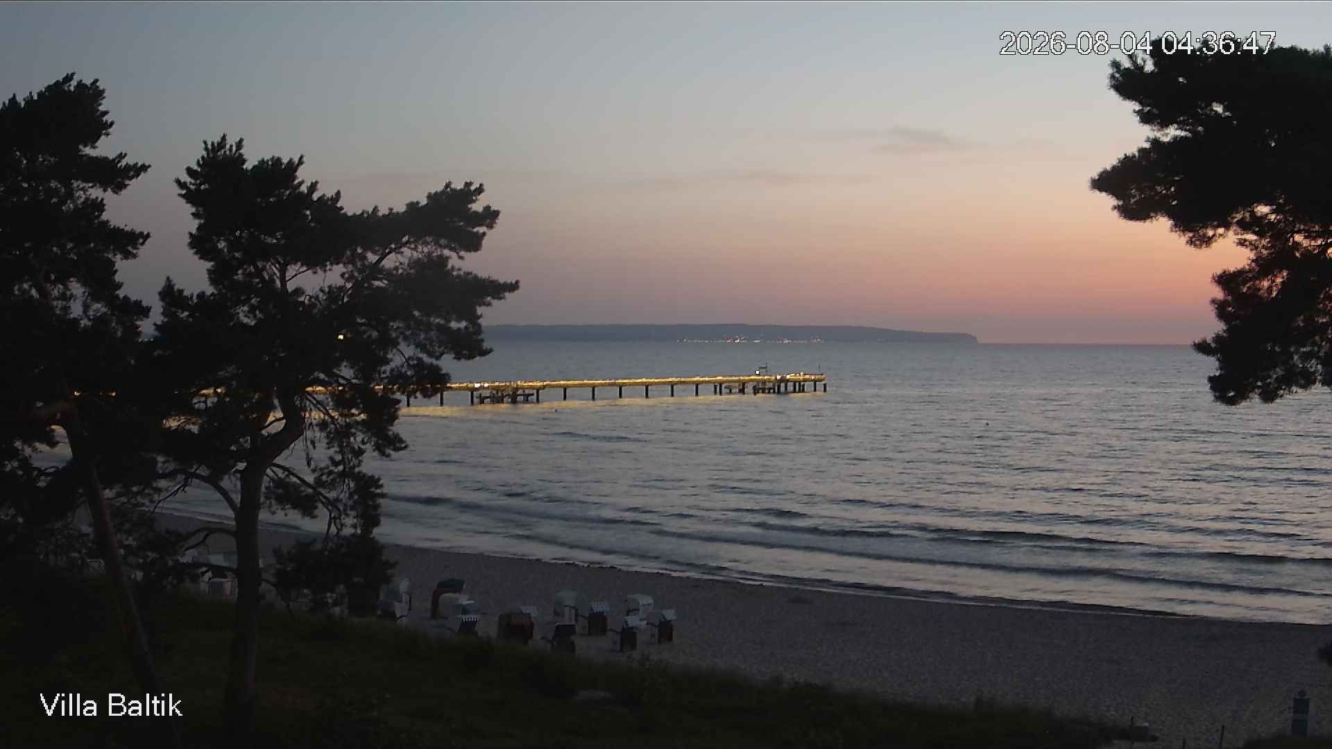 Archived image Webcam Binz Promenade