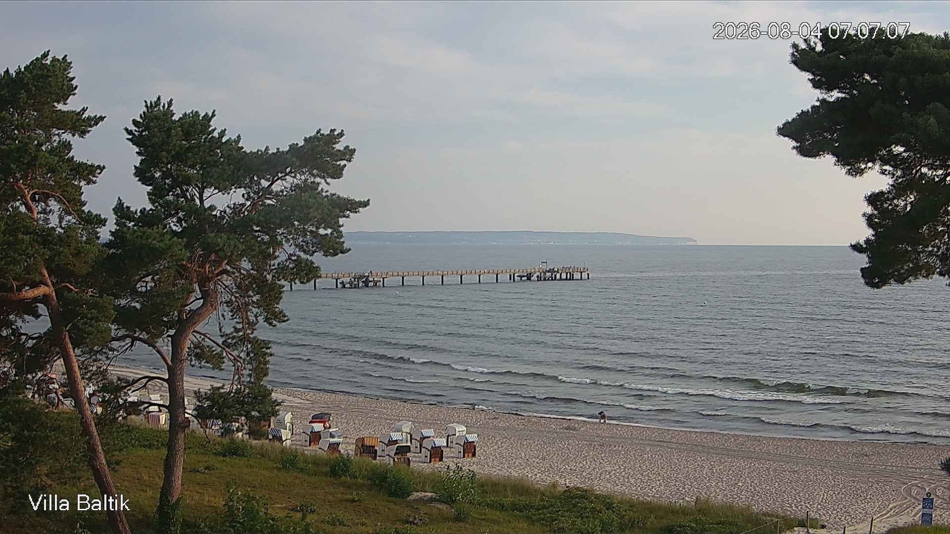 Archived image Webcam Binz Promenade