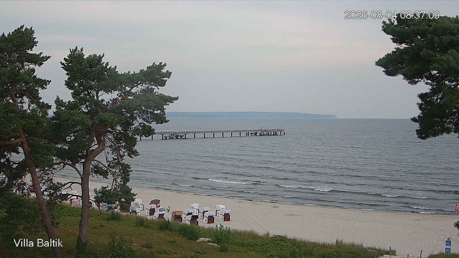 Archived image Webcam Binz Promenade
