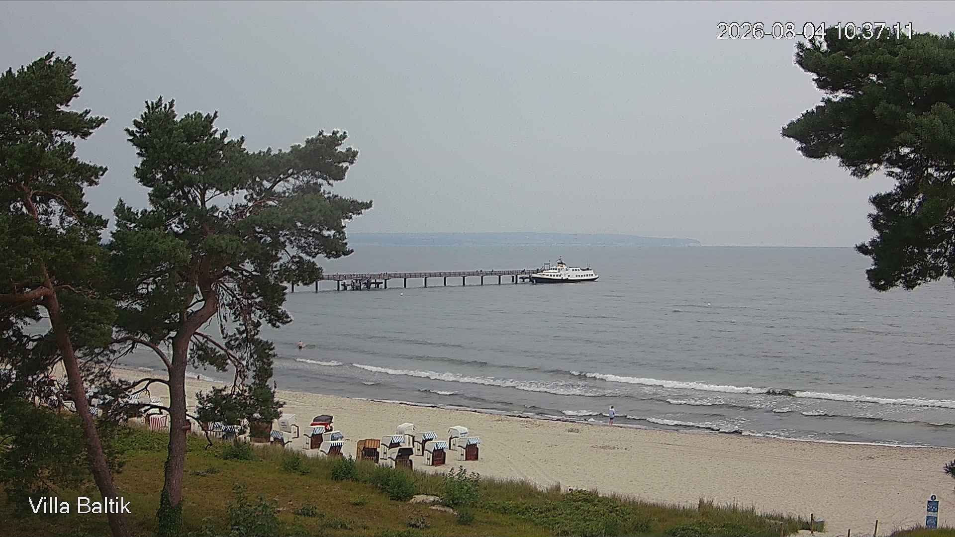 Archived image Webcam Binz Promenade