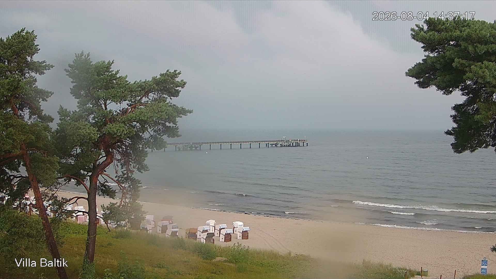 Archived image Webcam Binz Promenade