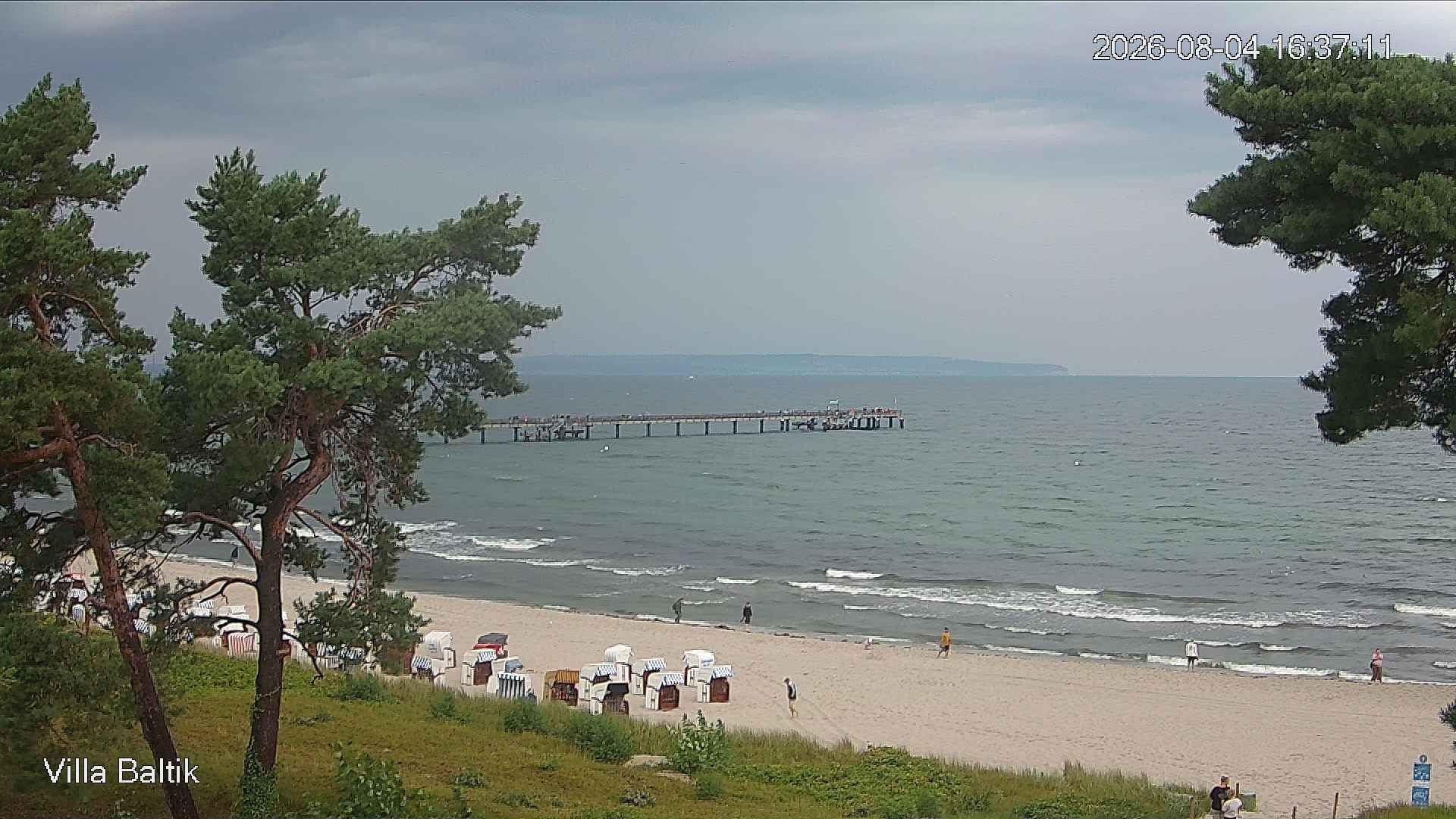 Archived image Webcam Binz Promenade