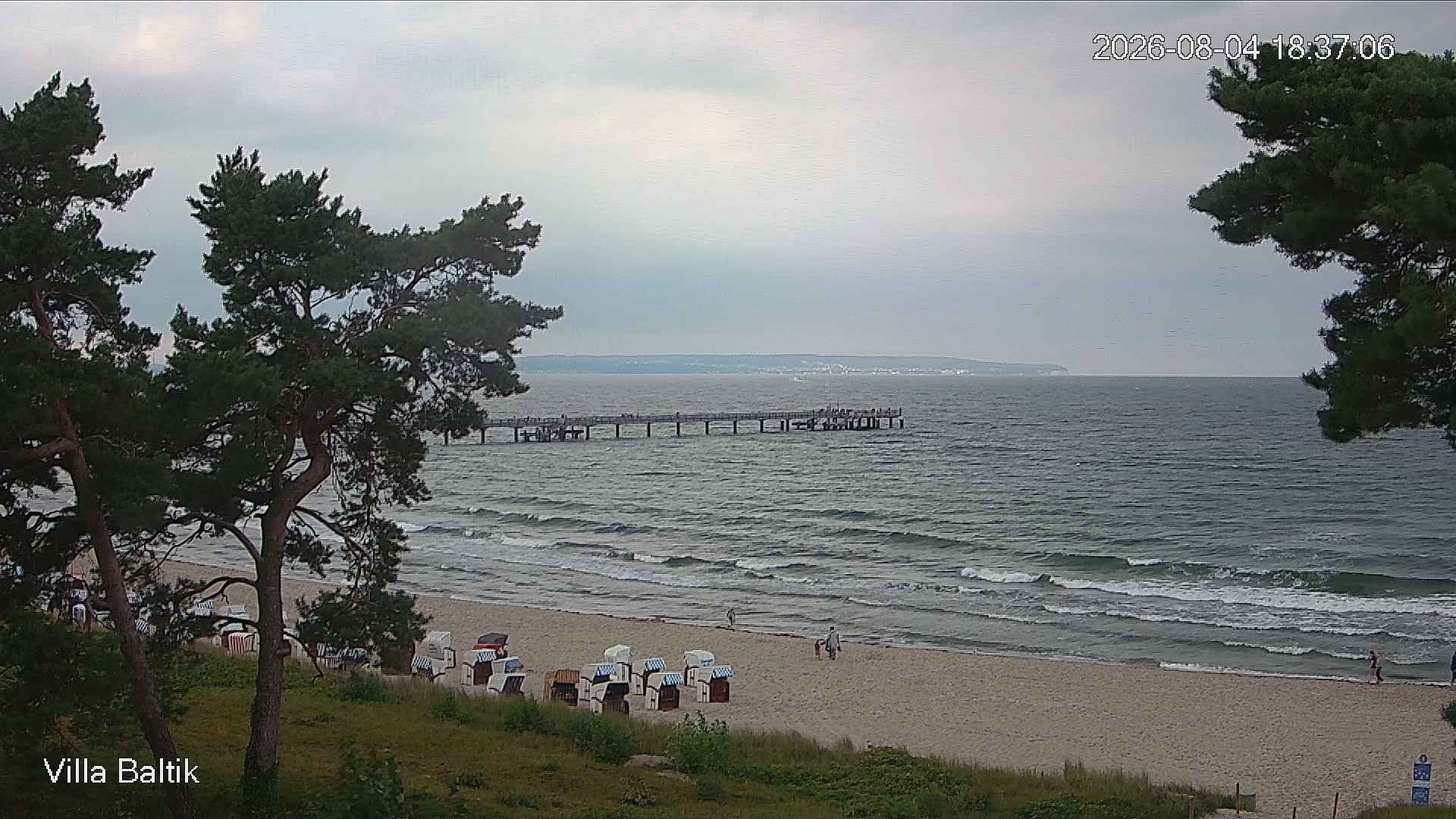 Archived image Webcam Binz Promenade
