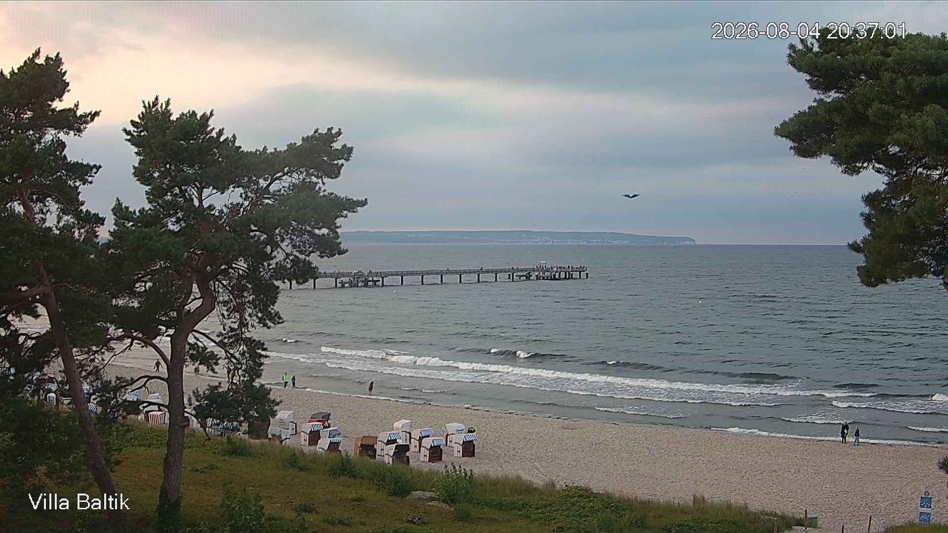 Archived image Webcam Binz Promenade