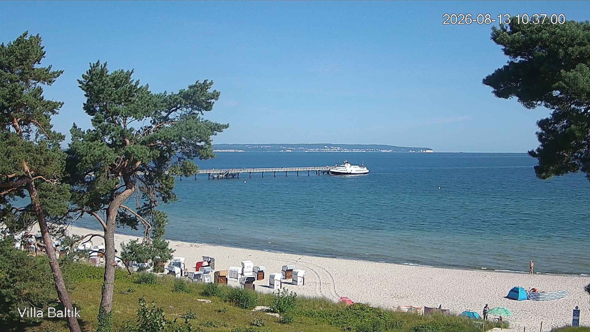 Archiv Foto Webcam Ostseebad Binz - Strandpromenade