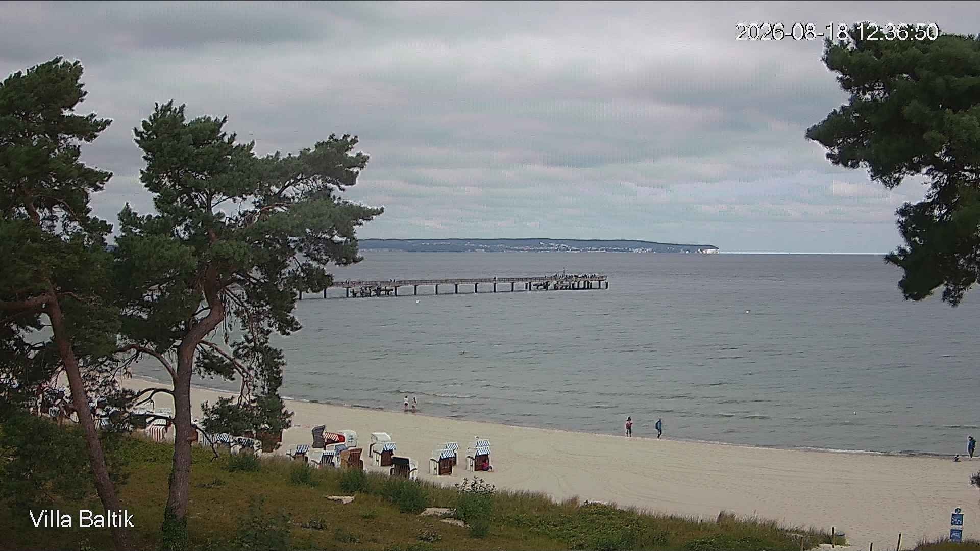 Archiv Foto Webcam Ostseebad Binz - Strandpromenade
