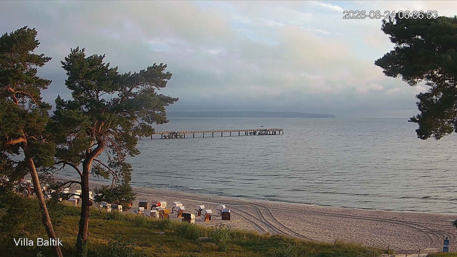 Archived image Webcam Binz Promenade