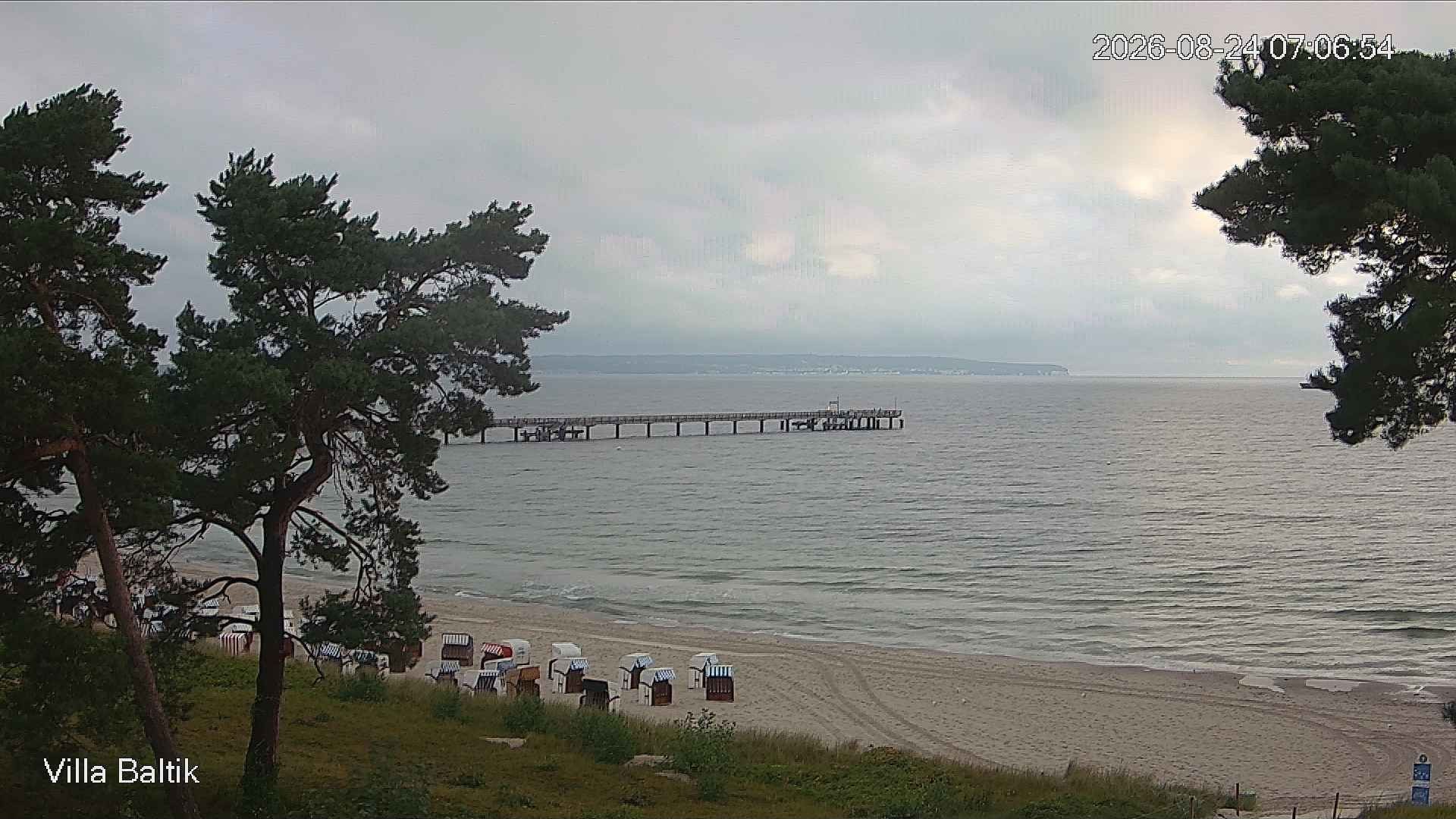 Archived image Webcam Binz Promenade