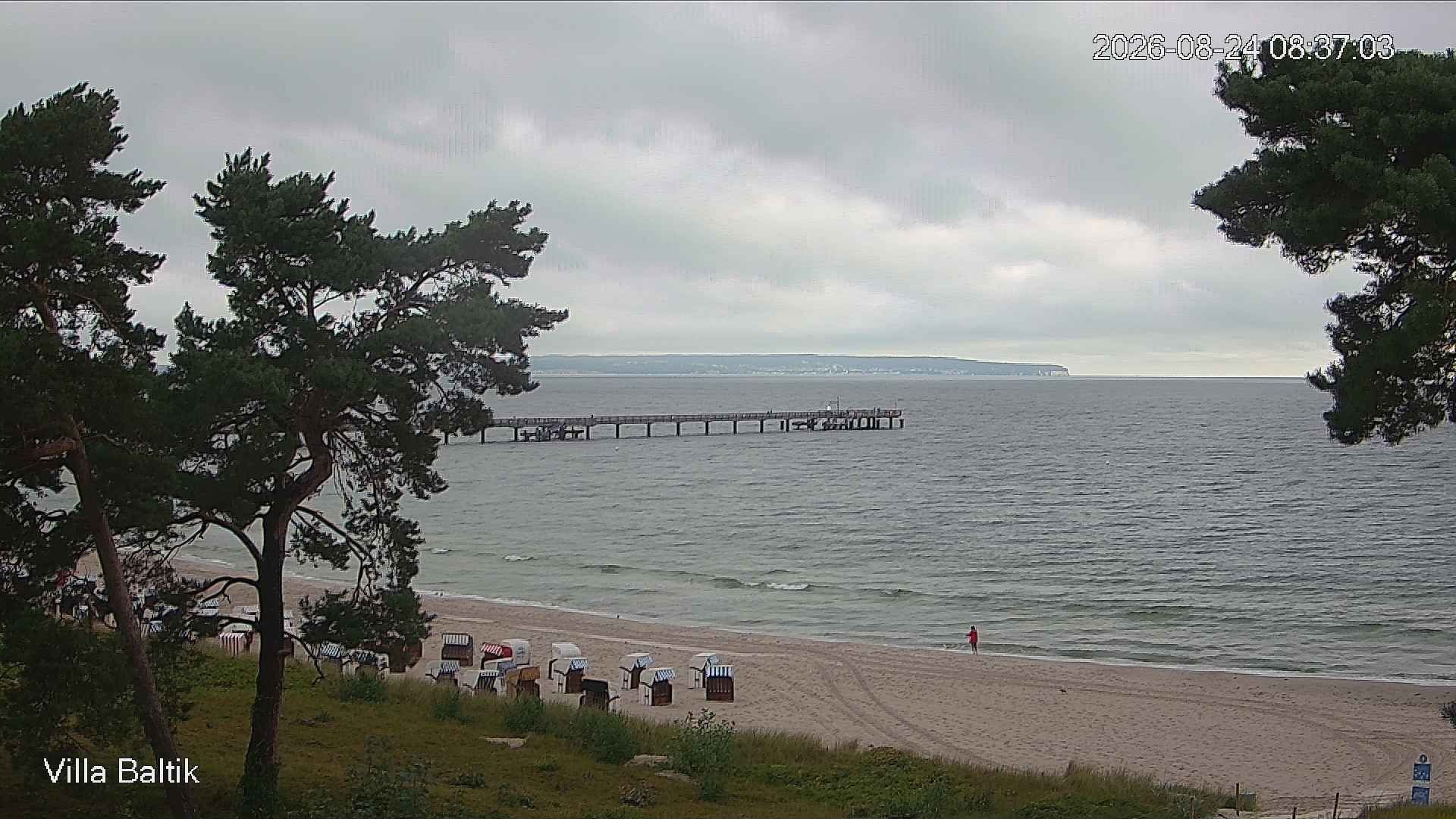 Archived image Webcam Binz Promenade