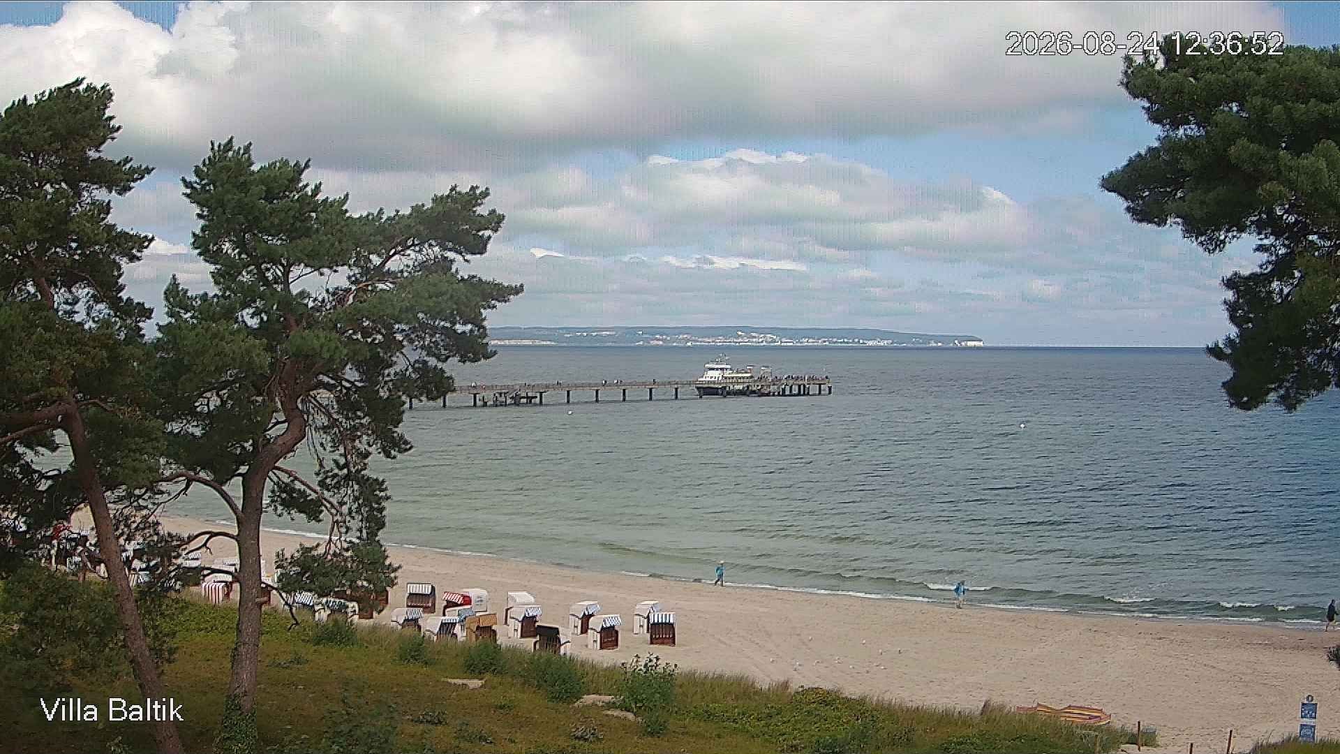 Archived image Webcam Binz Promenade