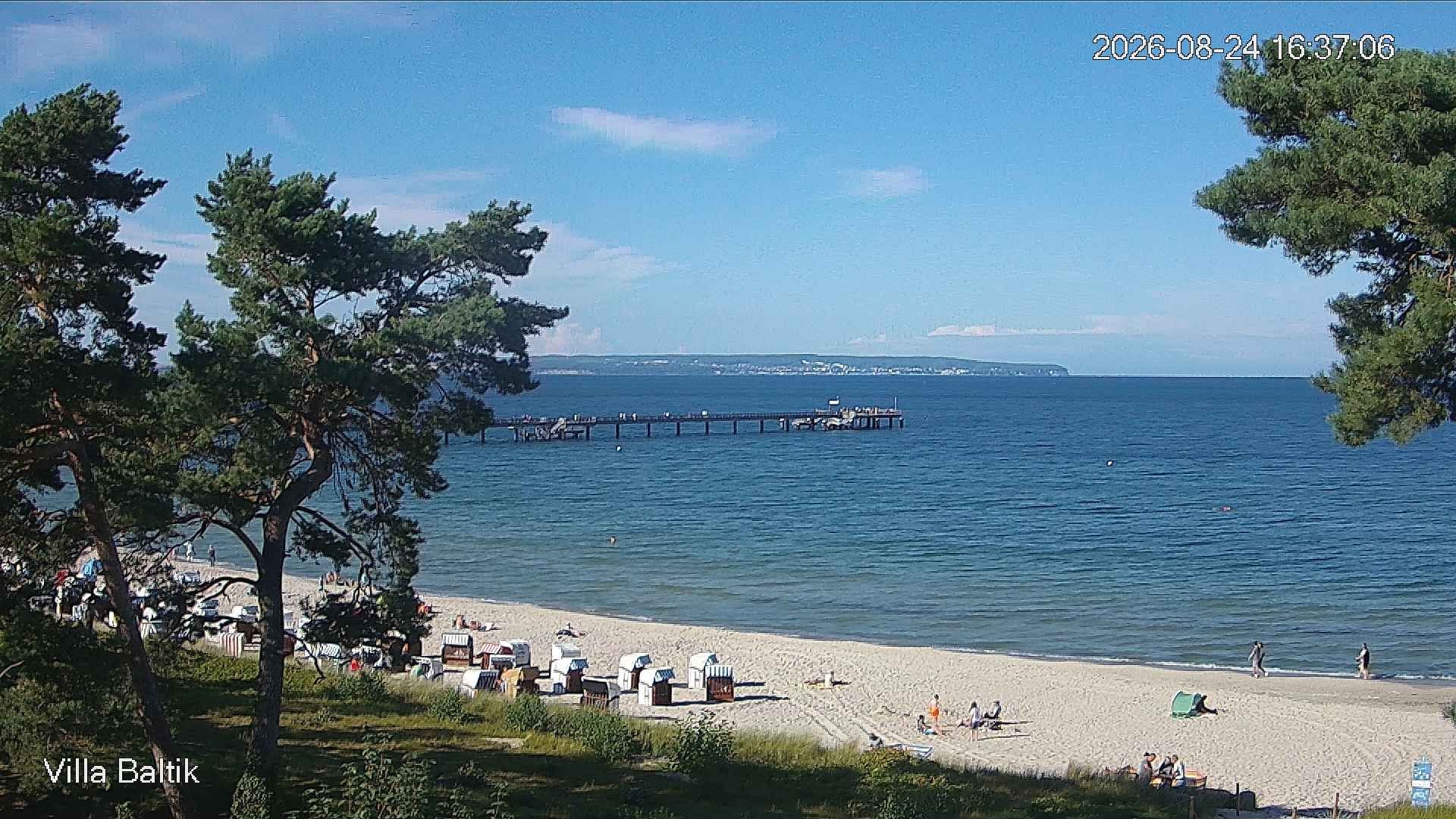 Archived image Webcam Binz Promenade