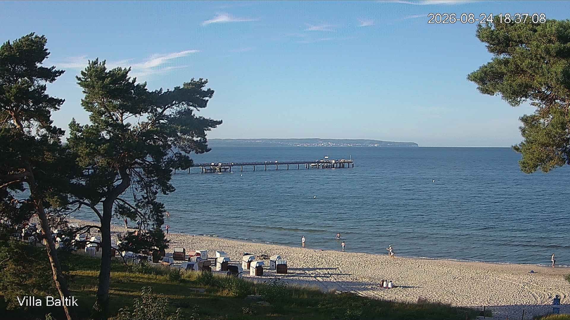 Archiv Foto Webcam Ostseebad Binz - Strandpromenade
