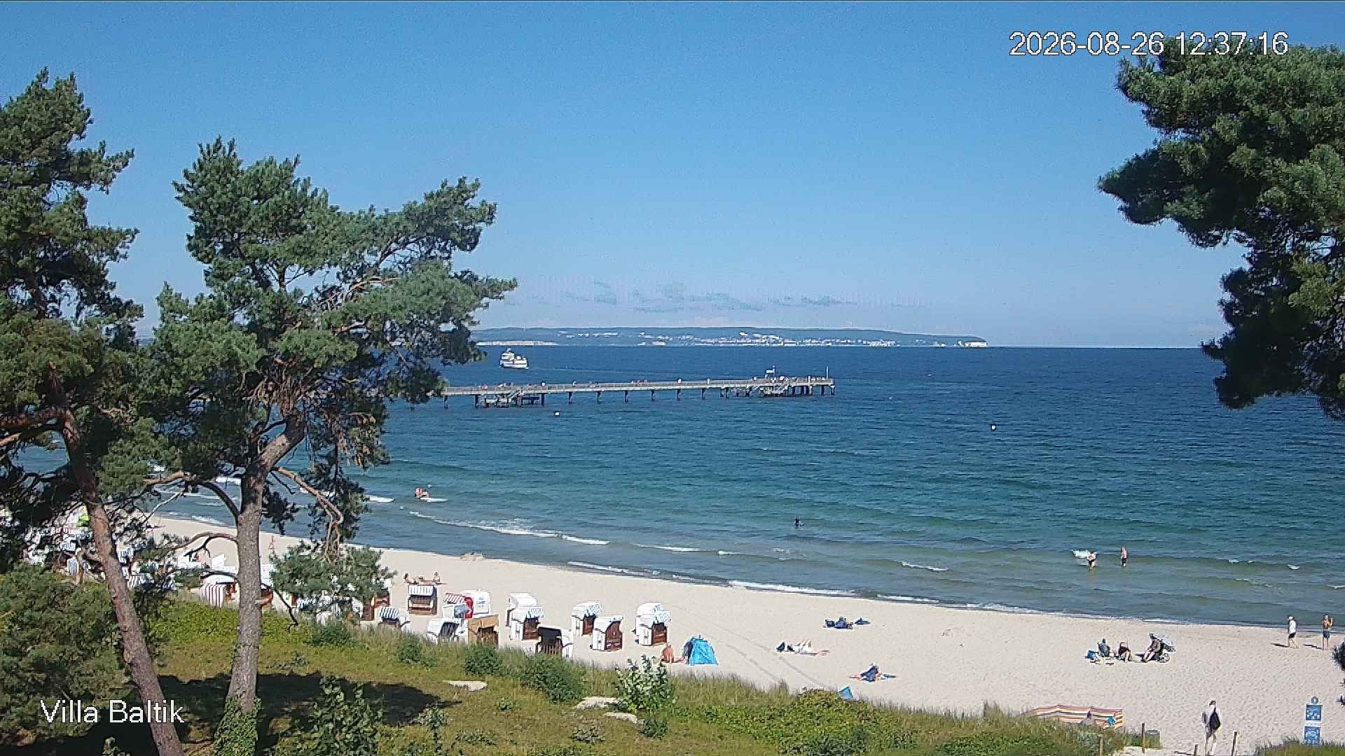 Archiv Foto Webcam Ostseebad Binz - Strandpromenade