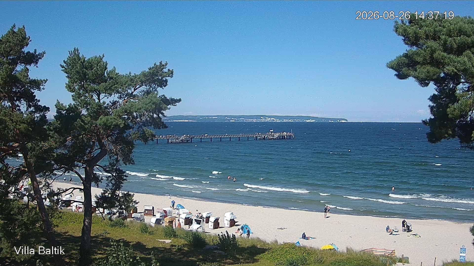 Archiv Foto Webcam Ostseebad Binz - Strandpromenade