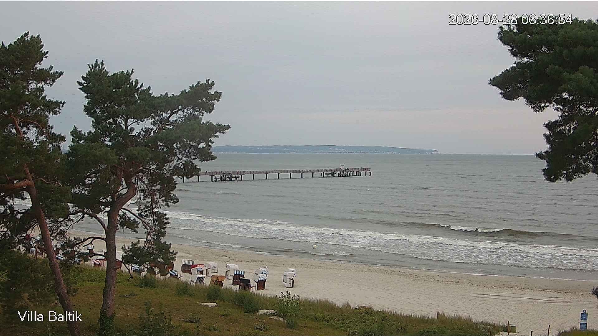 Archived image Webcam Binz Promenade