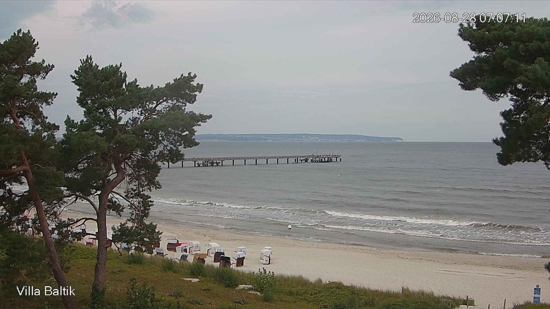 Archived image Webcam Binz Promenade