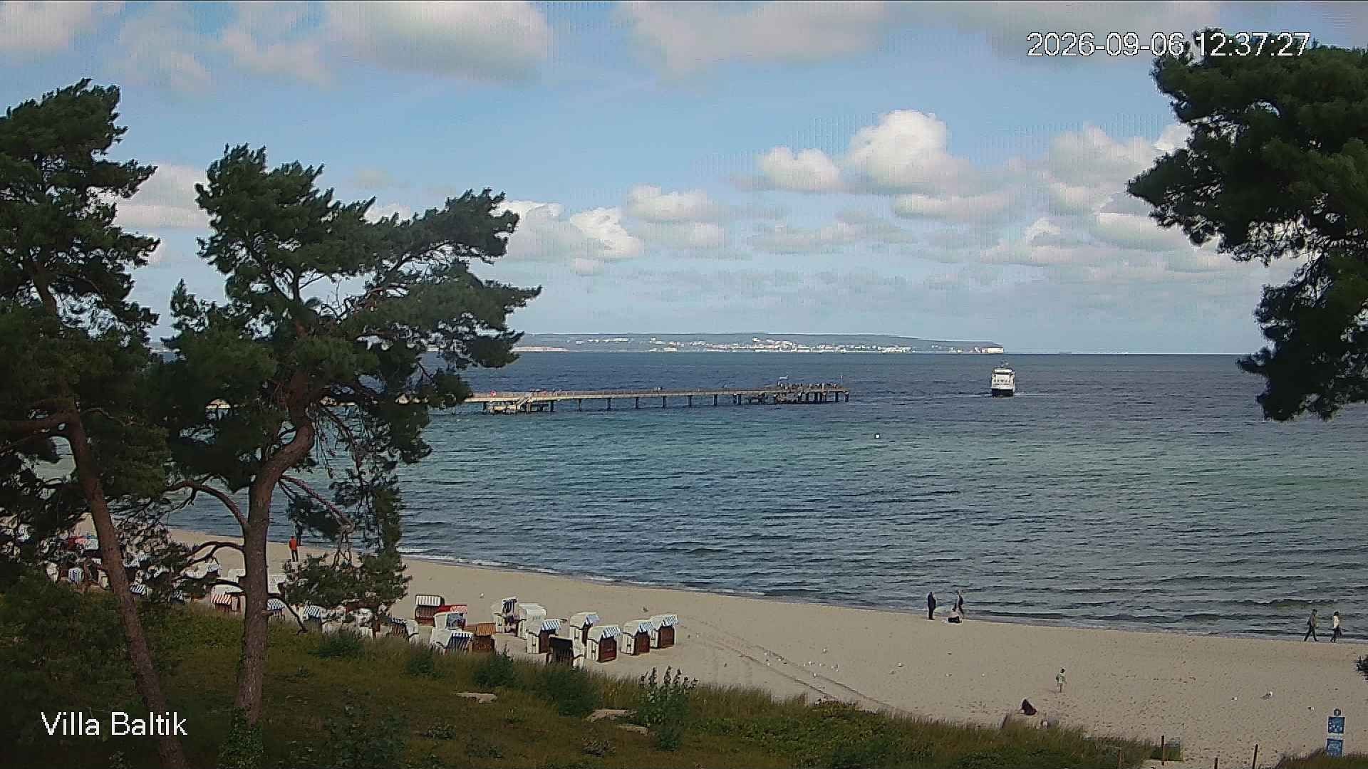 Archiv Foto Webcam Ostseebad Binz - Strandpromenade