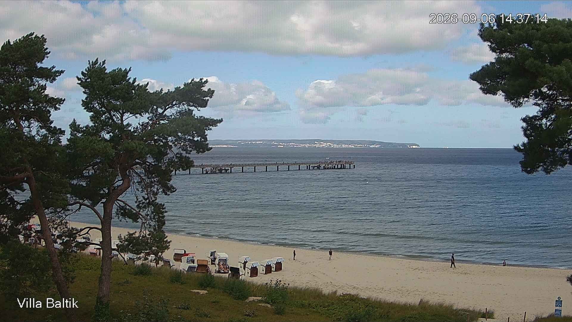 Archiv Foto Webcam Ostseebad Binz - Strandpromenade