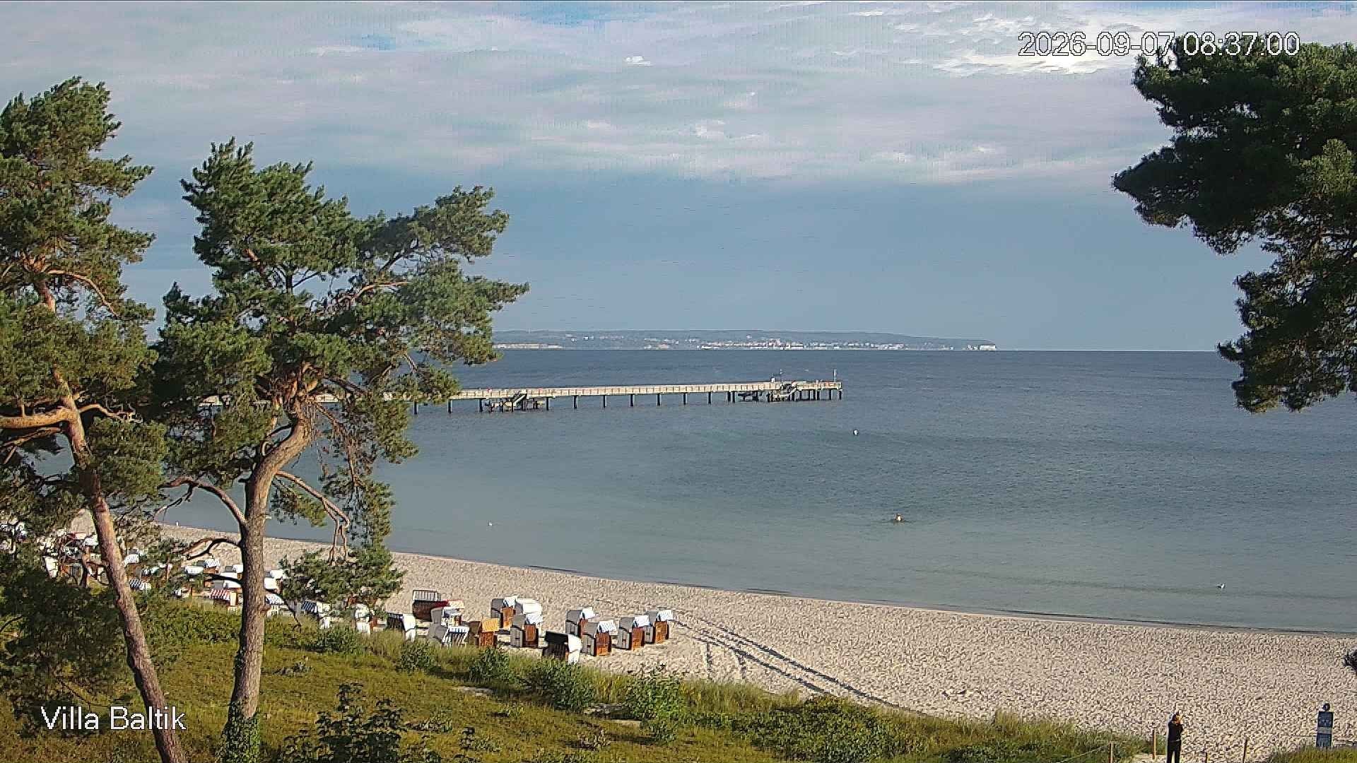 Archiv Foto Webcam Ostseebad Binz - Strandpromenade