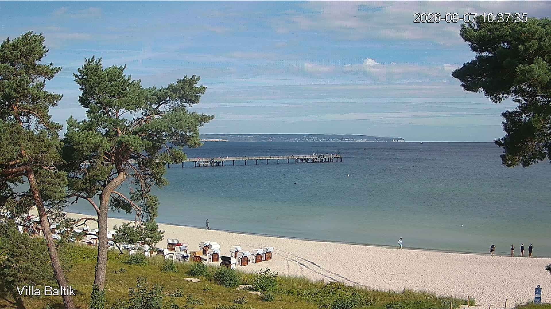 Archiv Foto Webcam Ostseebad Binz - Strandpromenade