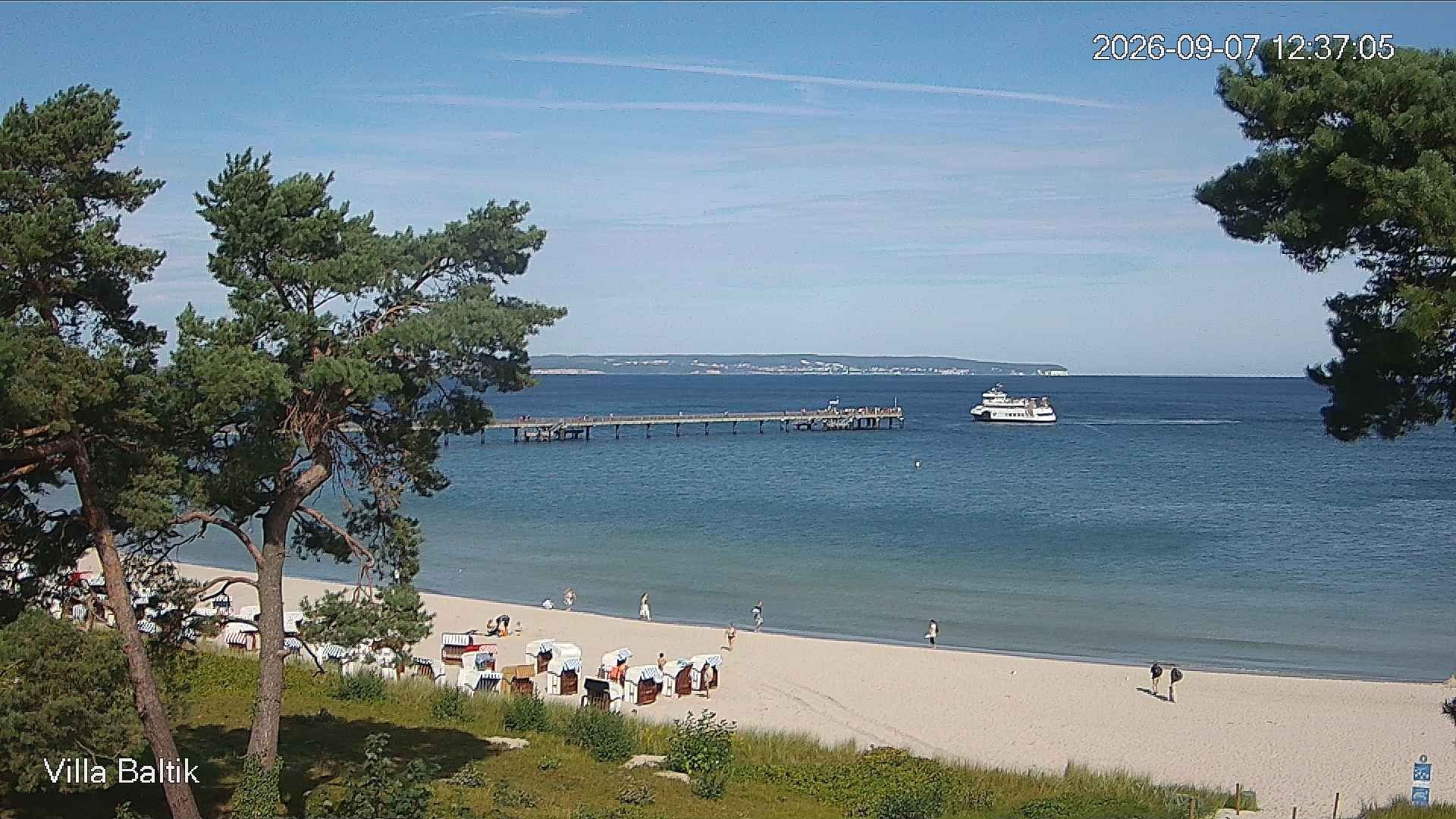 Archiv Foto Webcam Ostseebad Binz - Strandpromenade