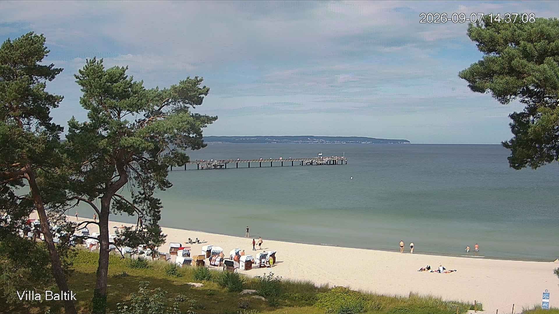 Archiv Foto Webcam Ostseebad Binz - Strandpromenade