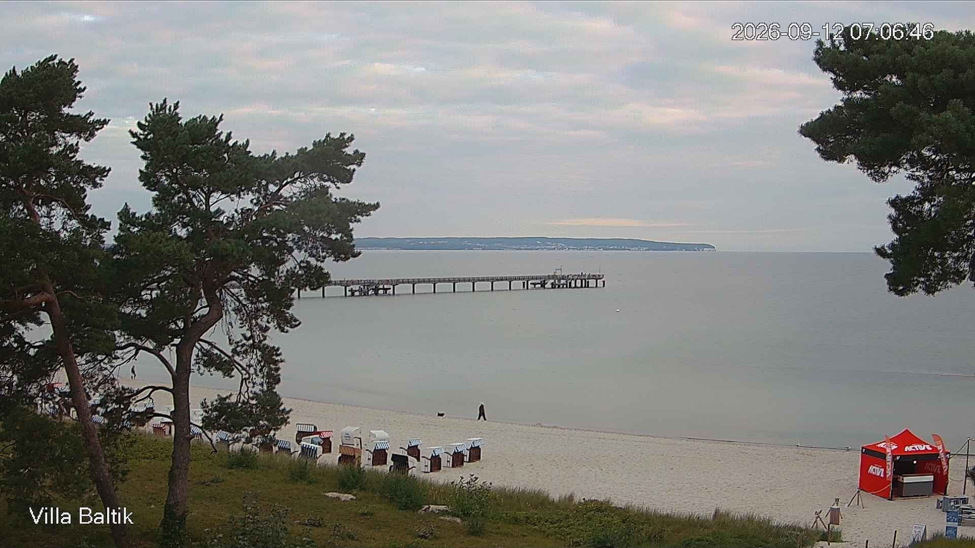 Archiv Foto Webcam Ostseebad Binz - Strandpromenade
