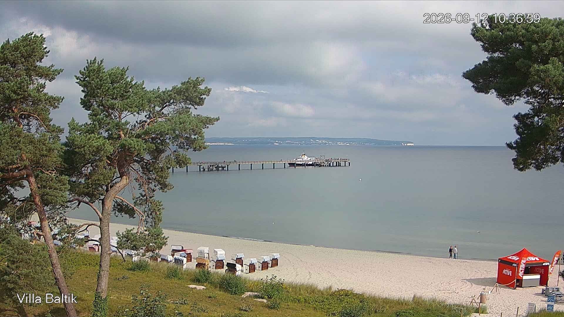 Archiv Foto Webcam Ostseebad Binz - Strandpromenade