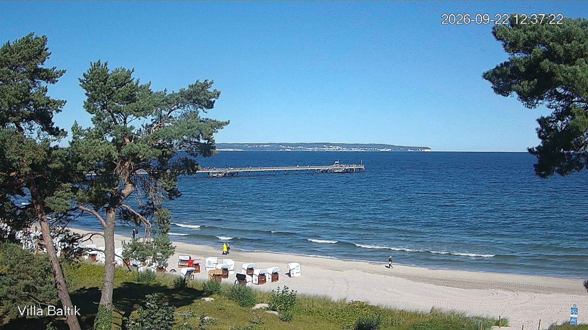 Archiv Foto Webcam Ostseebad Binz - Strandpromenade