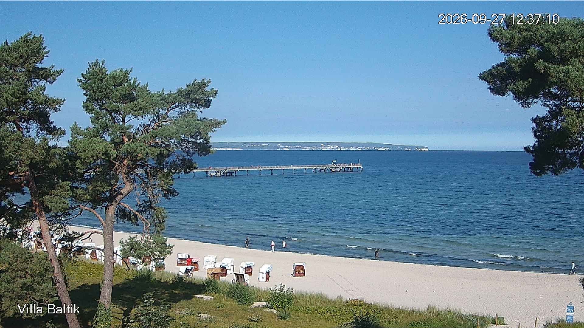Archiv Foto Webcam Ostseebad Binz - Strandpromenade