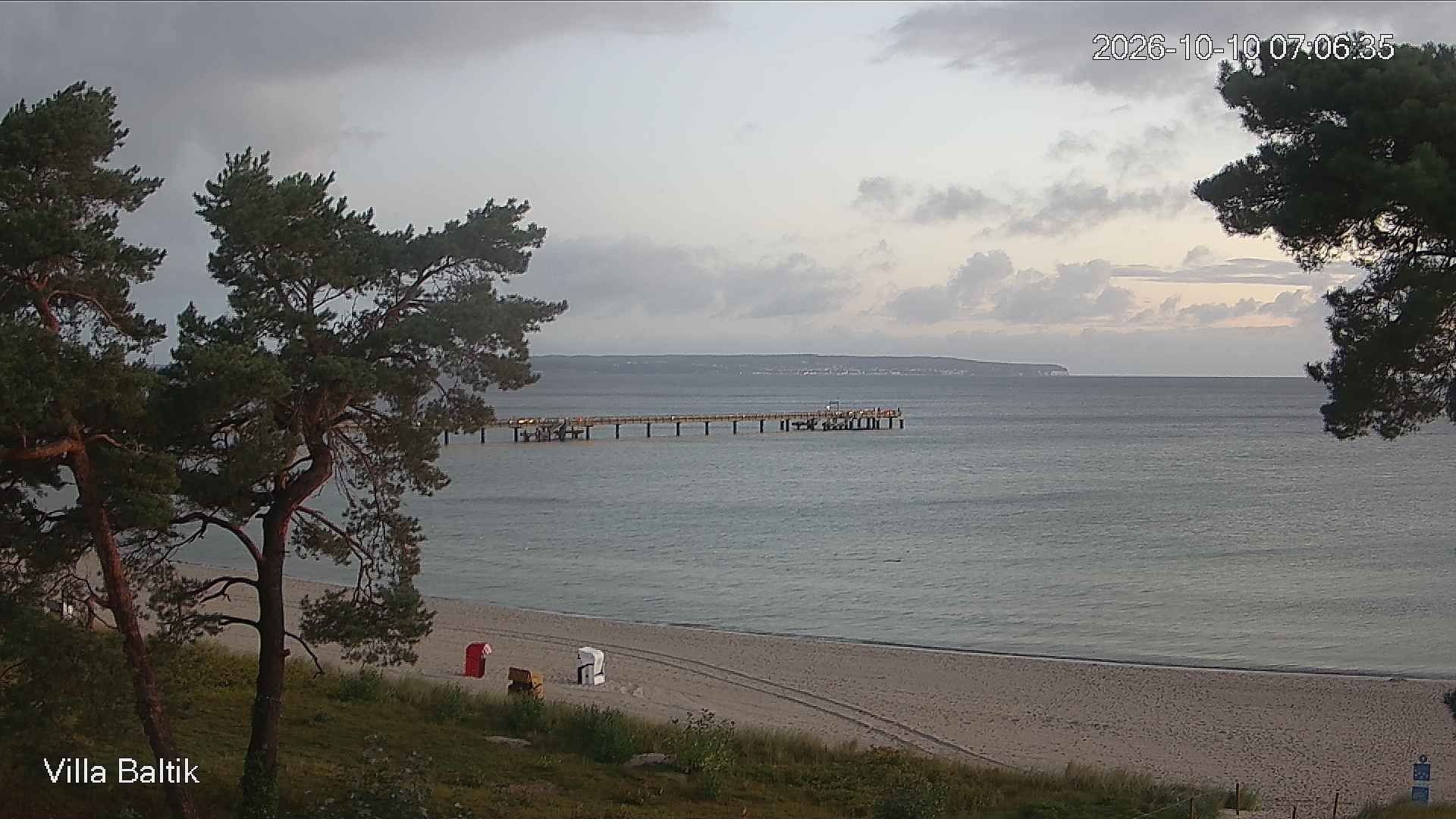 Archived image Webcam Binz Promenade