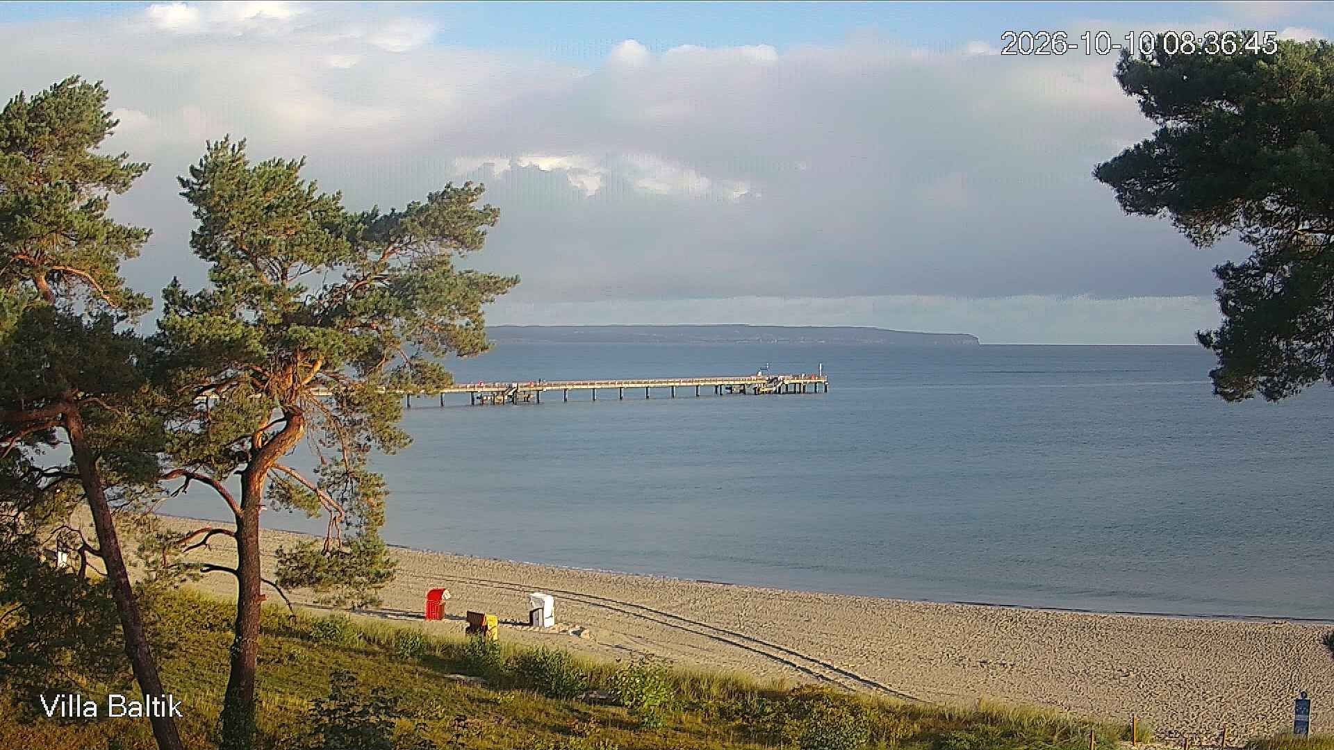 Archived image Webcam Binz Promenade